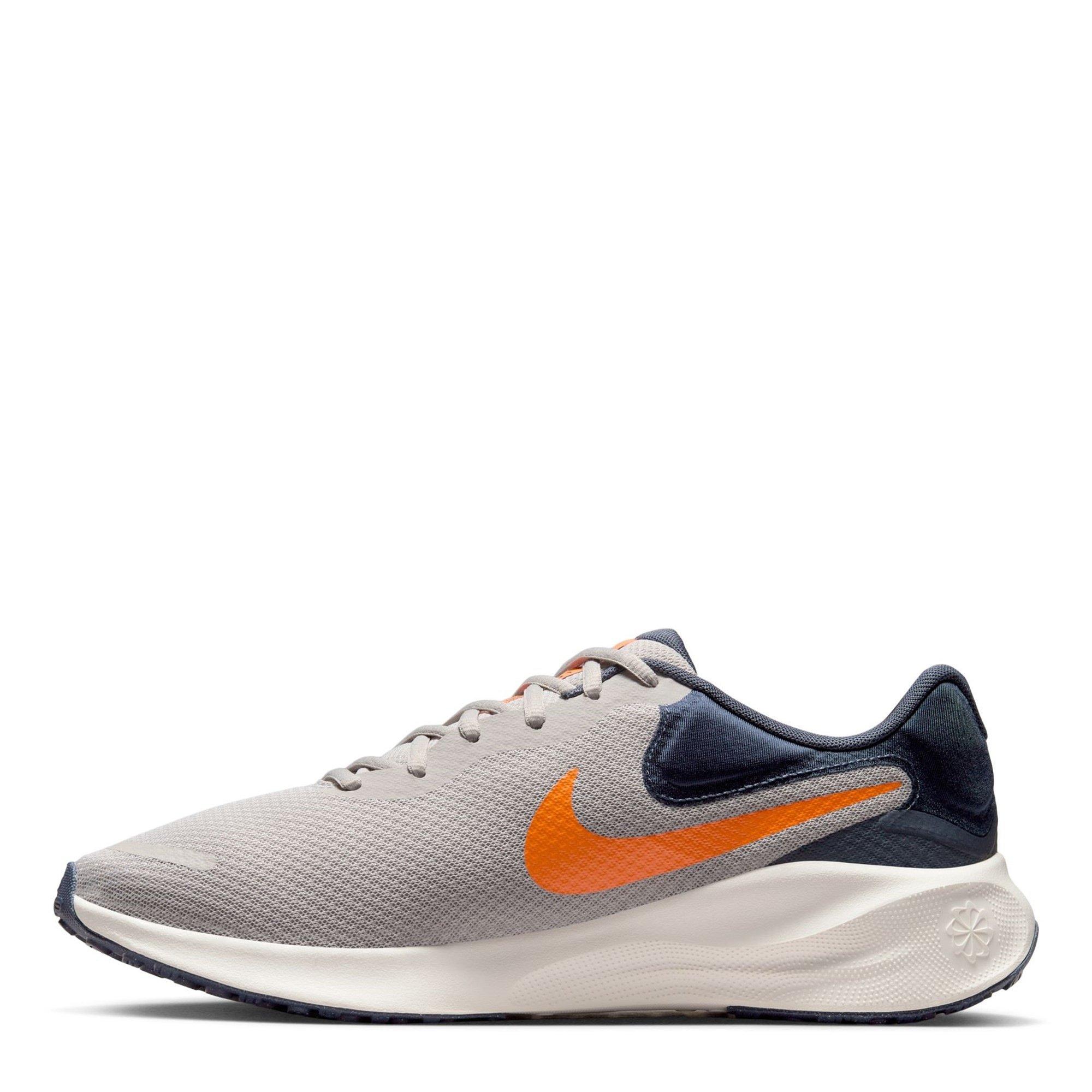 Iron/Blu/Ora - Nike - Revolution 7 Men's Road Running Shoes - 2