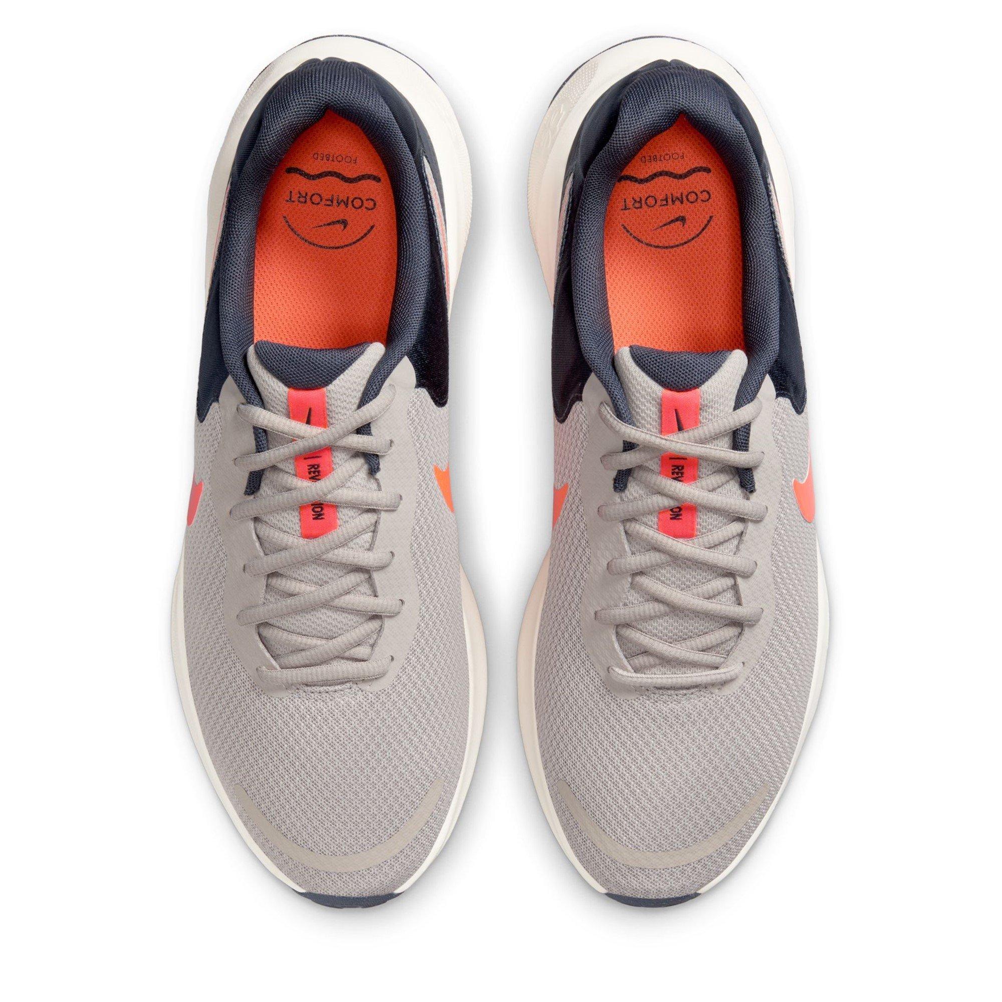 Iron/Blu/Ora - Nike - Revolution 7 Men's Road Running Shoes - 5