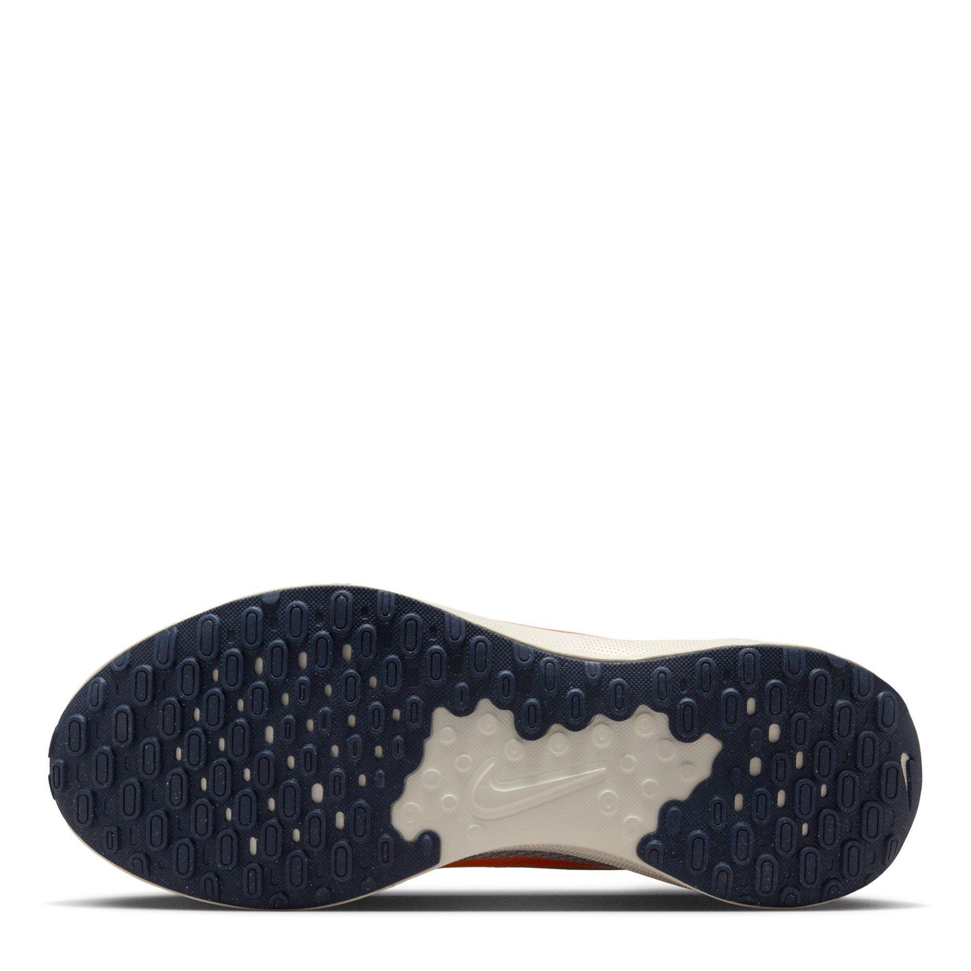 Iron/Blu/Ora - Nike - Revolution 7 Men's Road Running Shoes - 6