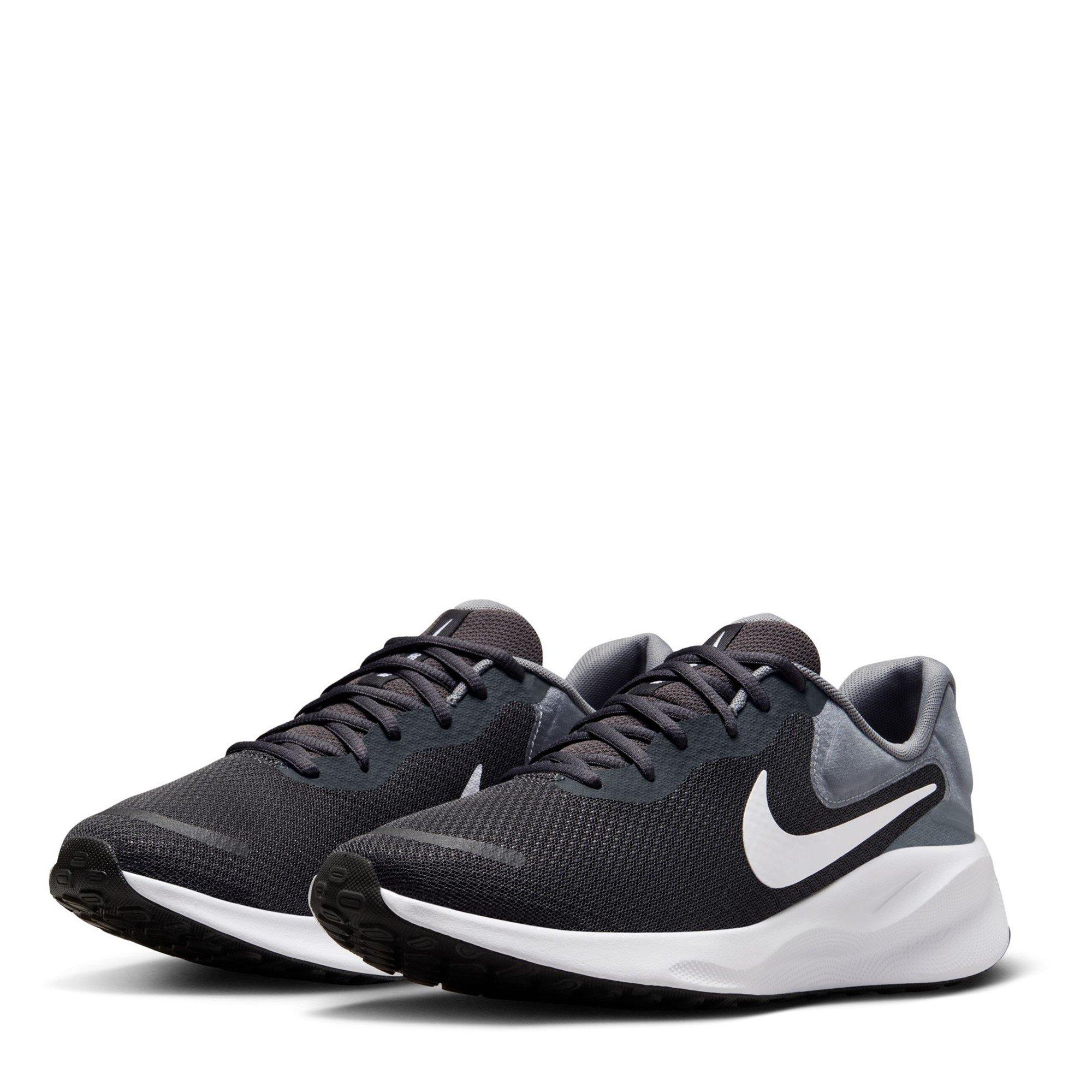 Grijs/Wit - Nike - Revolution 7 Men's Road Running Shoes - 3