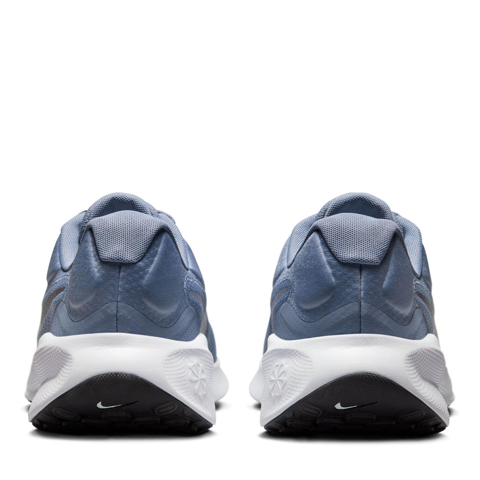 Ashen Slate/Wht - Nike - Revolution 7 Men's Road Running Shoes - 4