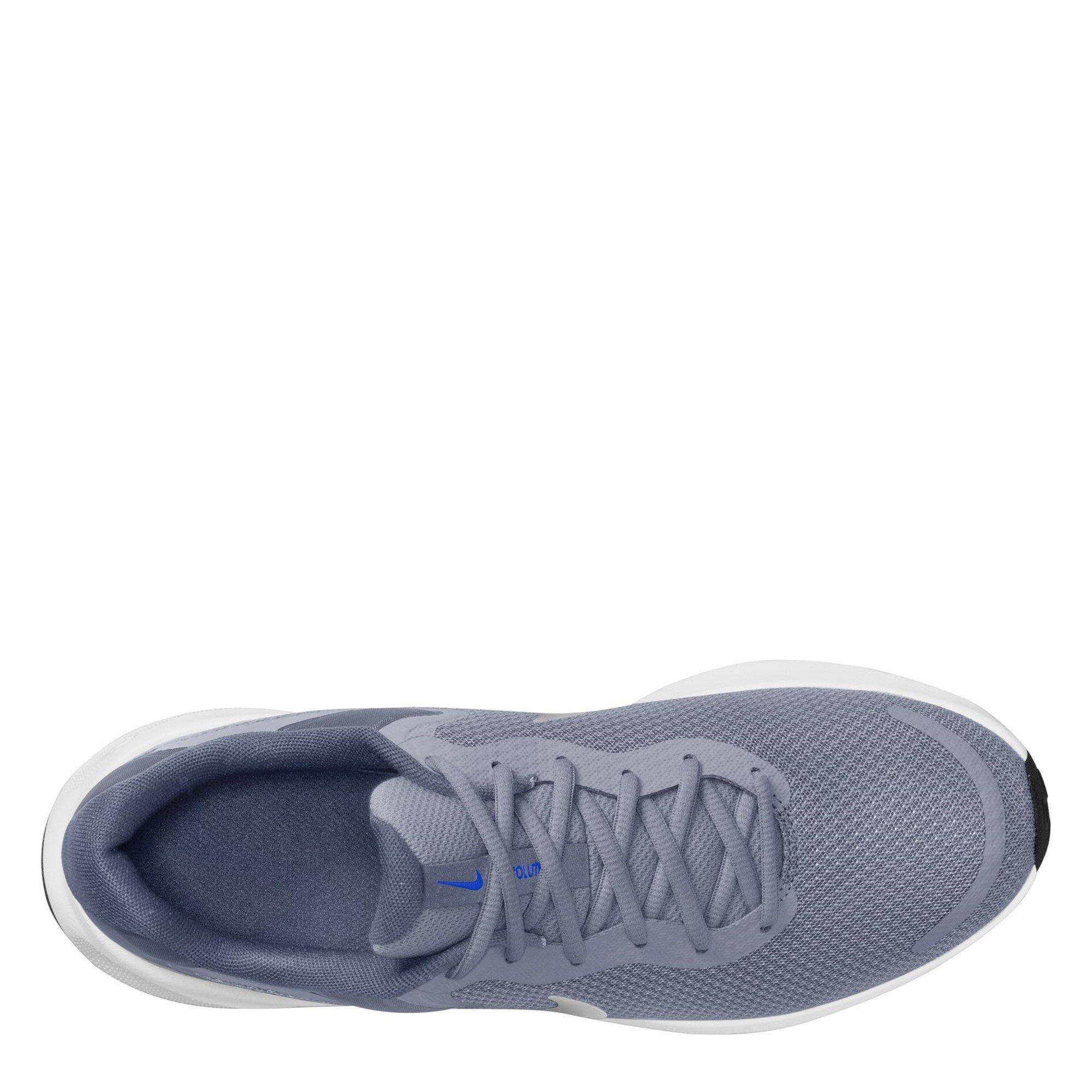 Ashen Slate/Wht - Nike - Revolution 7 Men's Road Running Shoes - 9