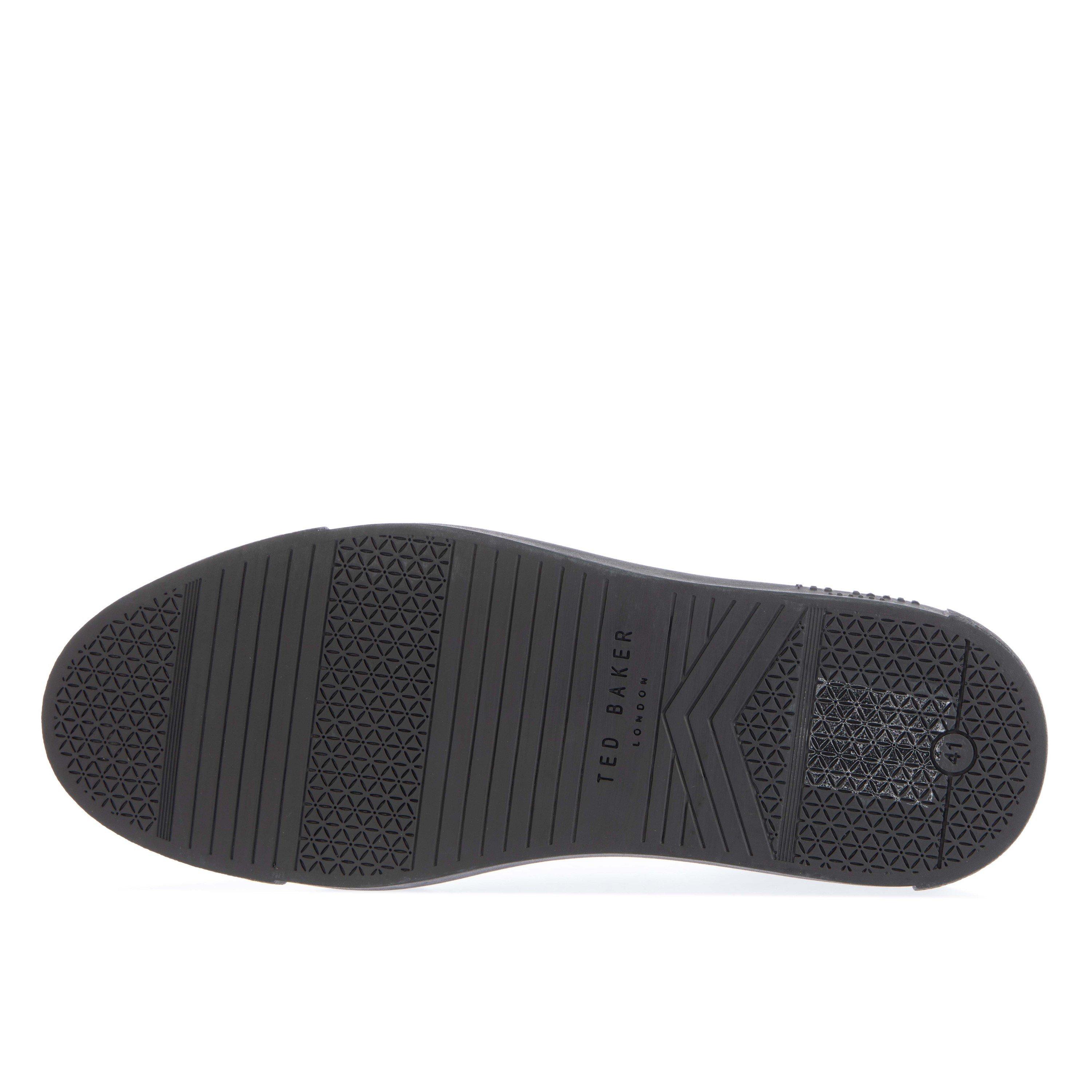 Black - Ted Baker - Men's Logo Patch Low-Top Trainers - 4