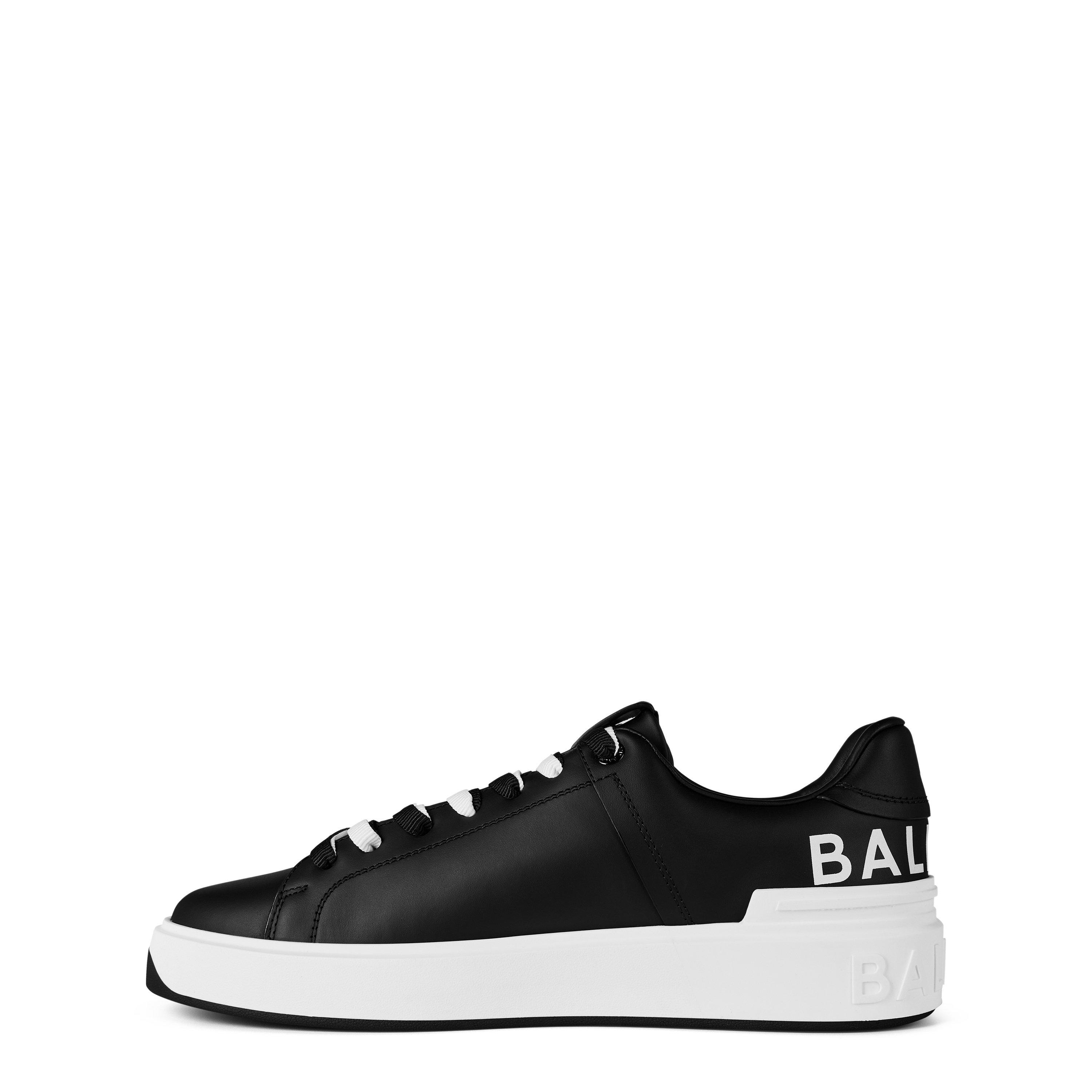 Noir/Blanc - Balmain - B Court Low Trainers - 3