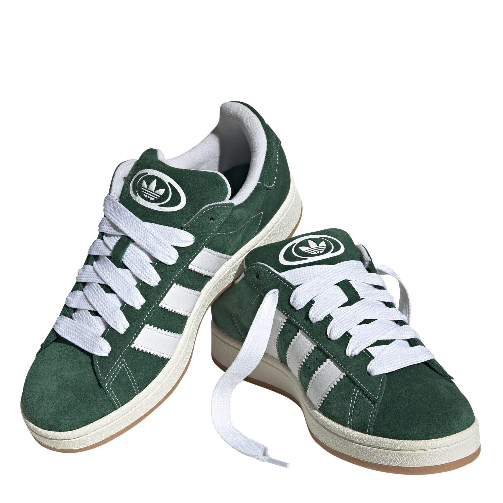 DRKGRN/FTWWHT/O - adidas Originals - Unisex Adults Campus Low-Top Trainers - 3