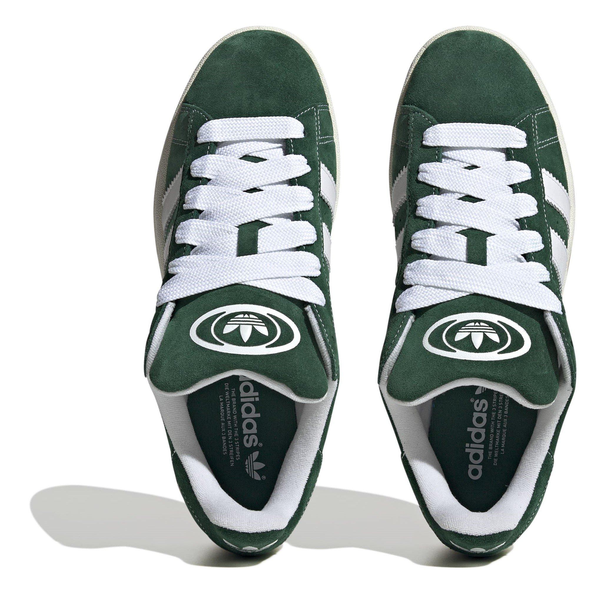 DRKGRN/FTWWHT/O - adidas Originals - Unisex Adults Campus Low-Top Trainers - 5