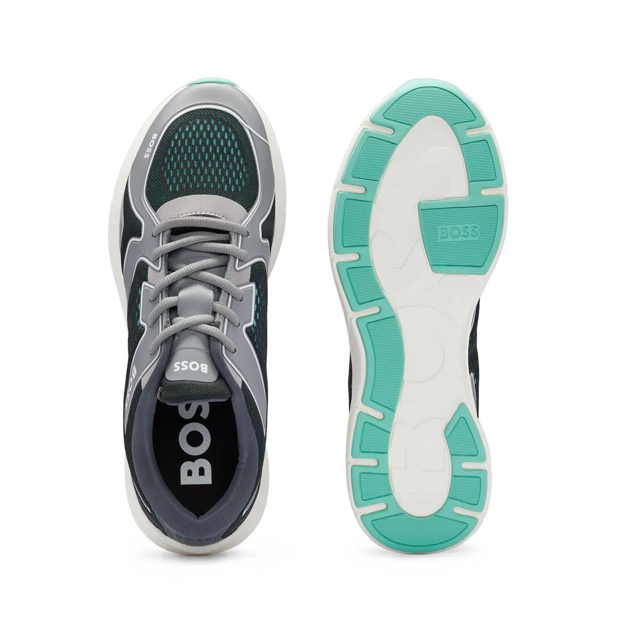 Open Grey - Boss - Men's Owen Empr Runners - 3