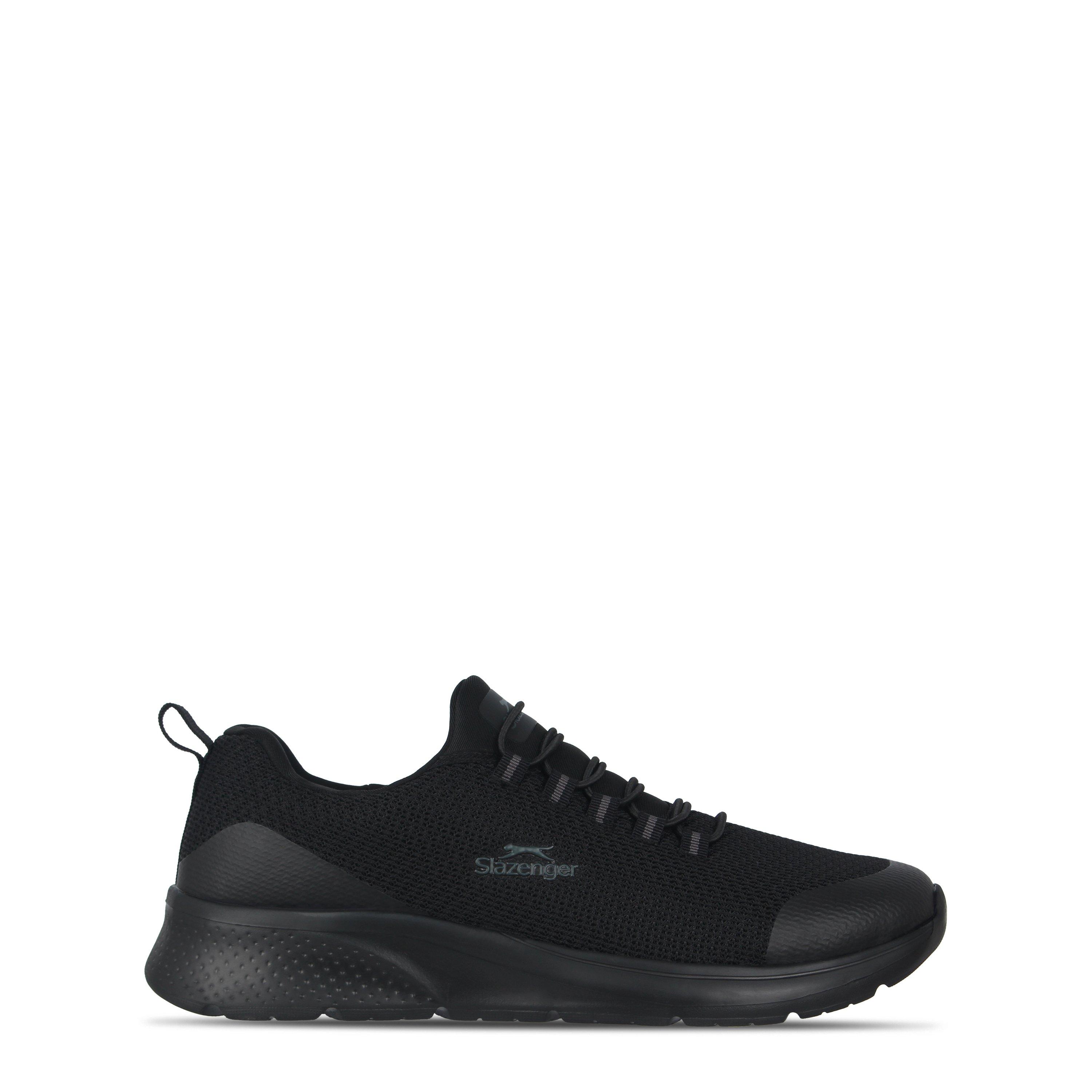 Slazenger Men's Slip On Rotate Shoes - Black/Black - 13 (48.5)