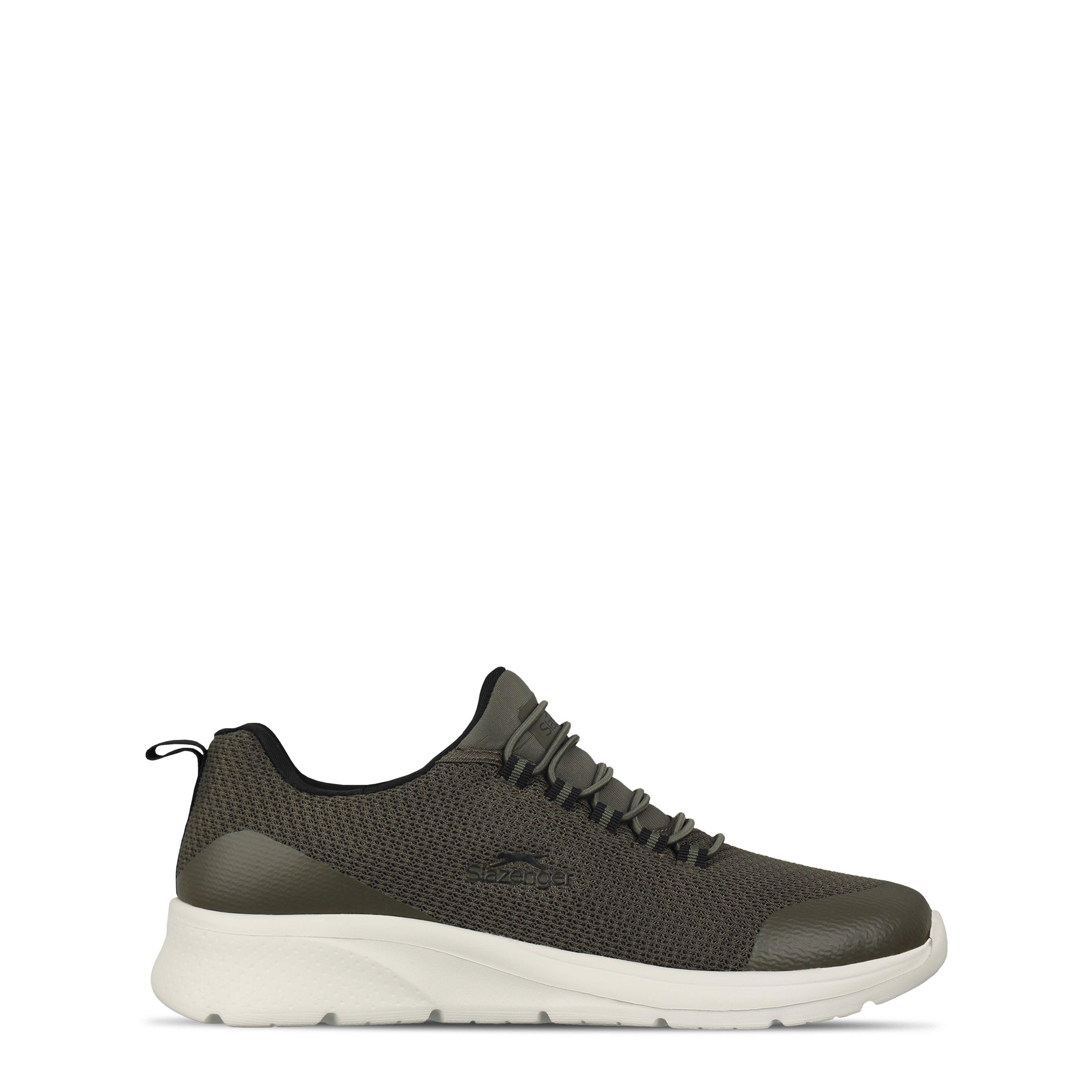 Slazenger Men's Slip On Rotate Shoes - Khaki/Black - 7 (41)