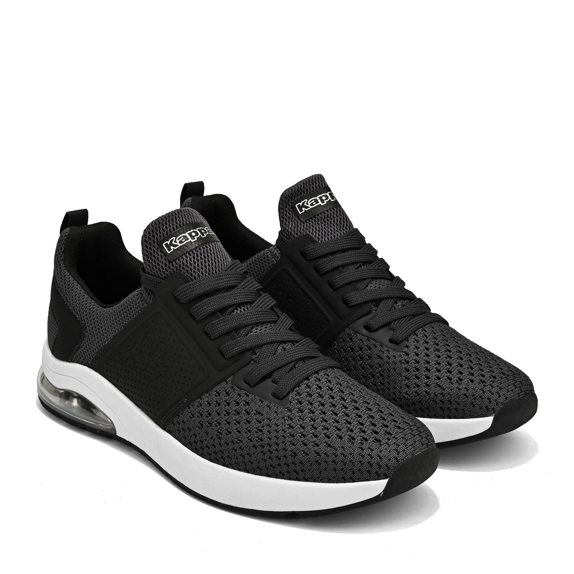 Grau/Weiß - Kappa - Affi Mens Air Bubble Knitted Trainers - 2