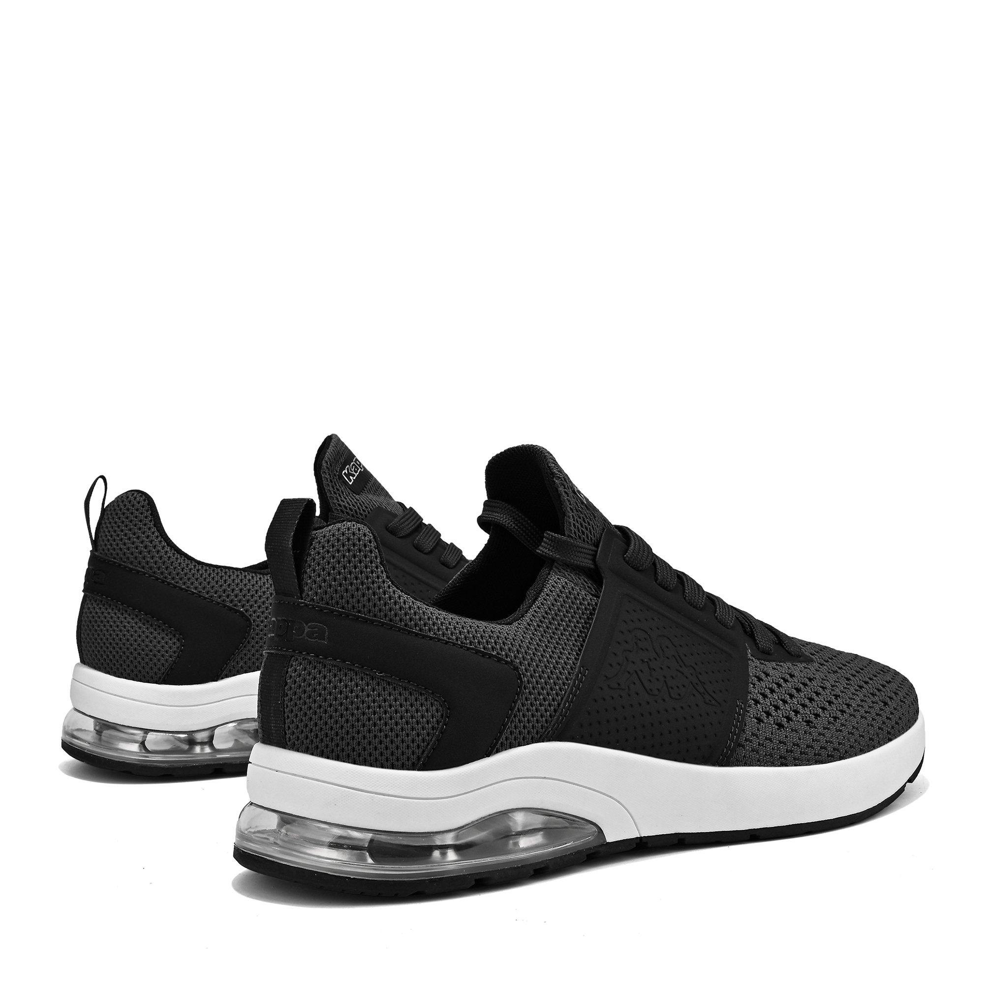 Grau/Weiß - Kappa - Affi Mens Air Bubble Knitted Trainers - 3