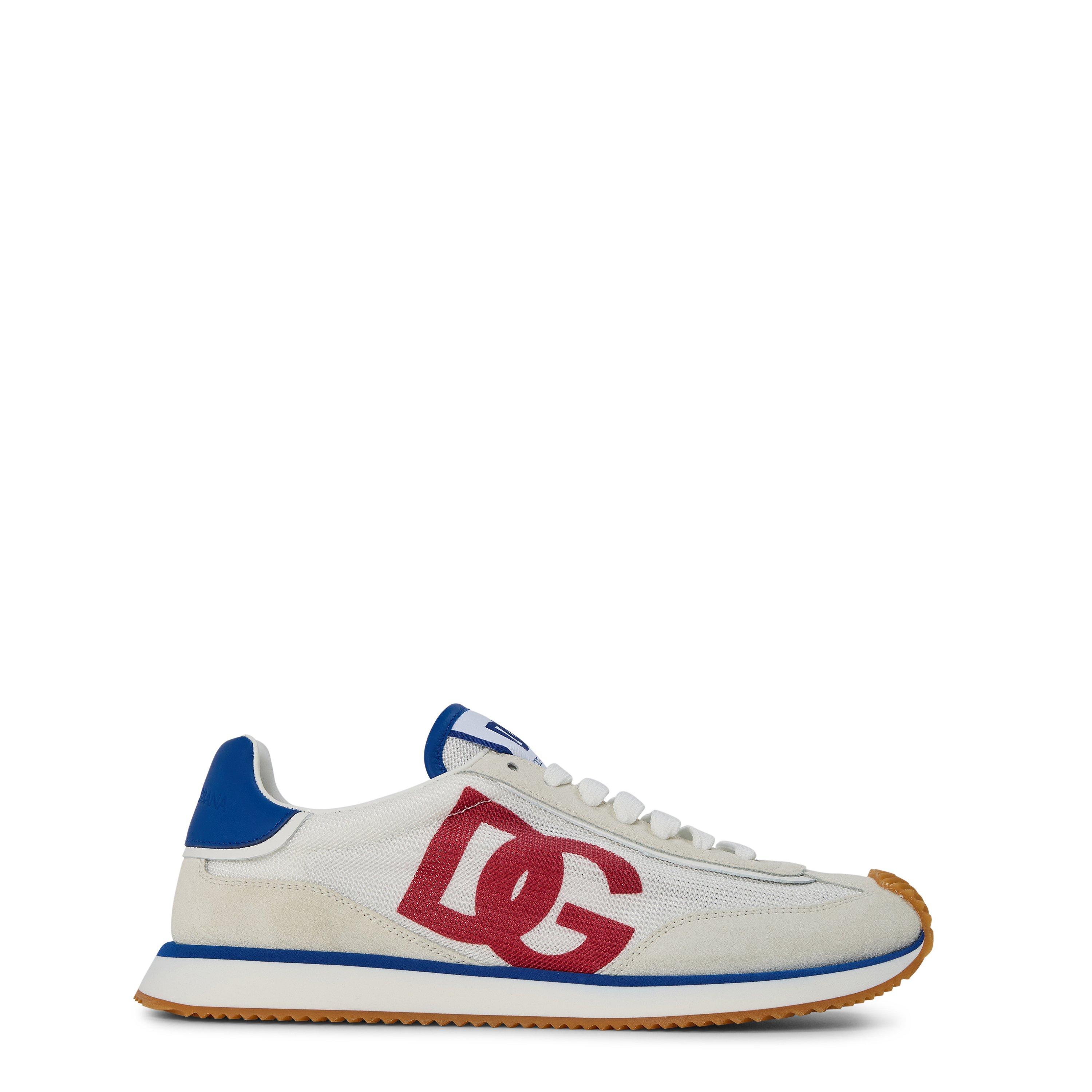 Bianco/Rosso - Dolce and Gabbana - Aria Runner Trainers - 1