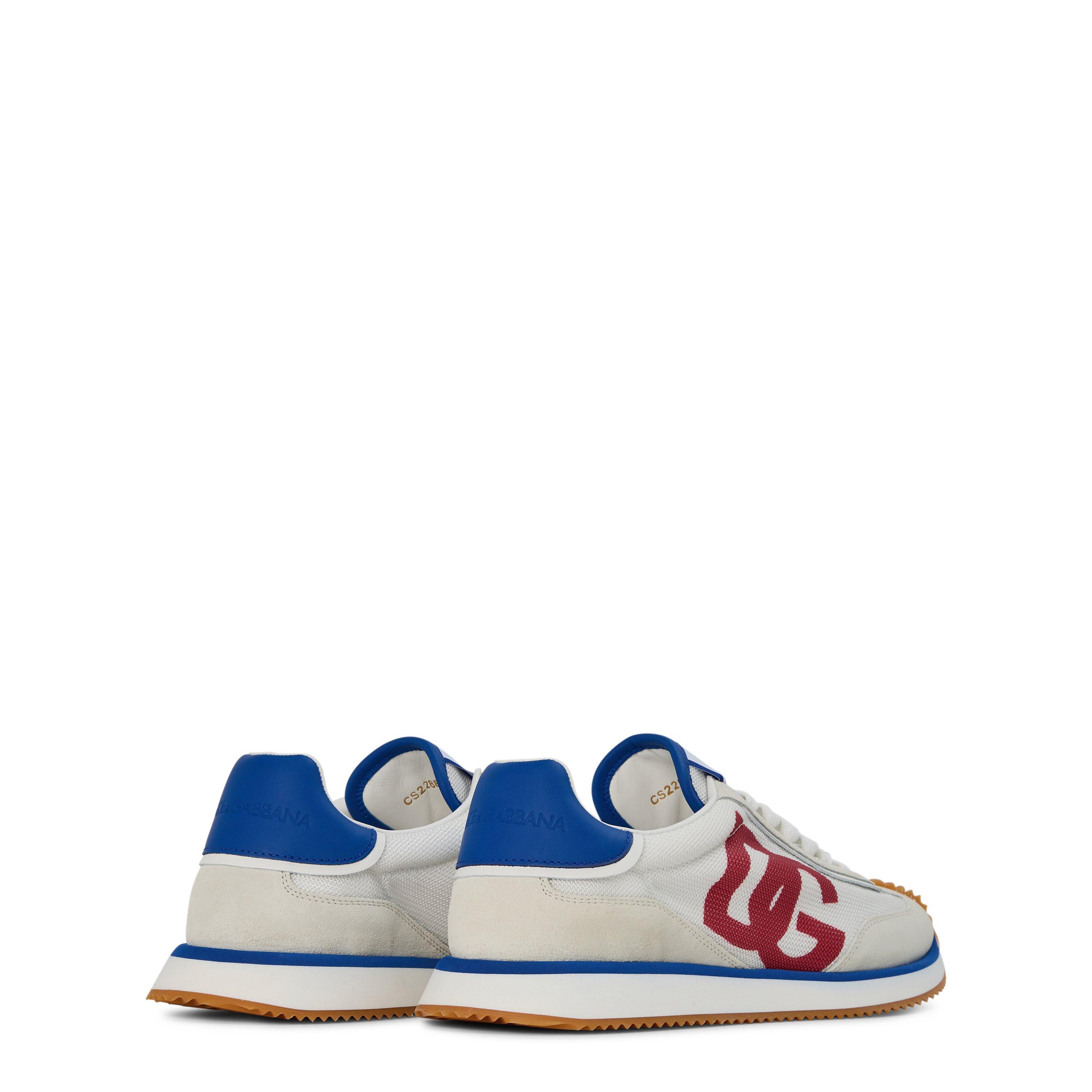 Bianco/Rosso - Dolce and Gabbana - Aria Runner Trainers - 5