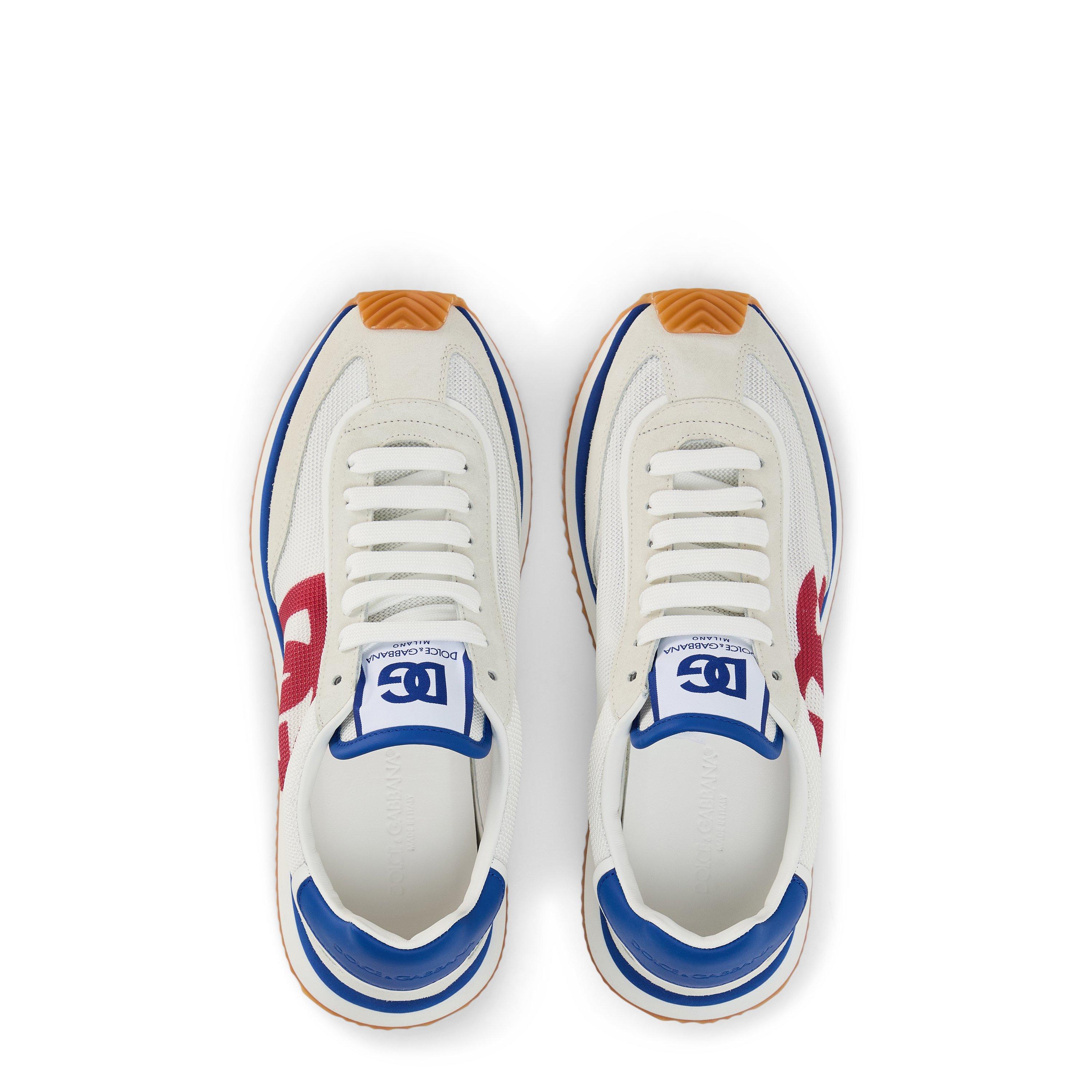 Bianco/Rosso - Dolce and Gabbana - Aria Runner Trainers - 6