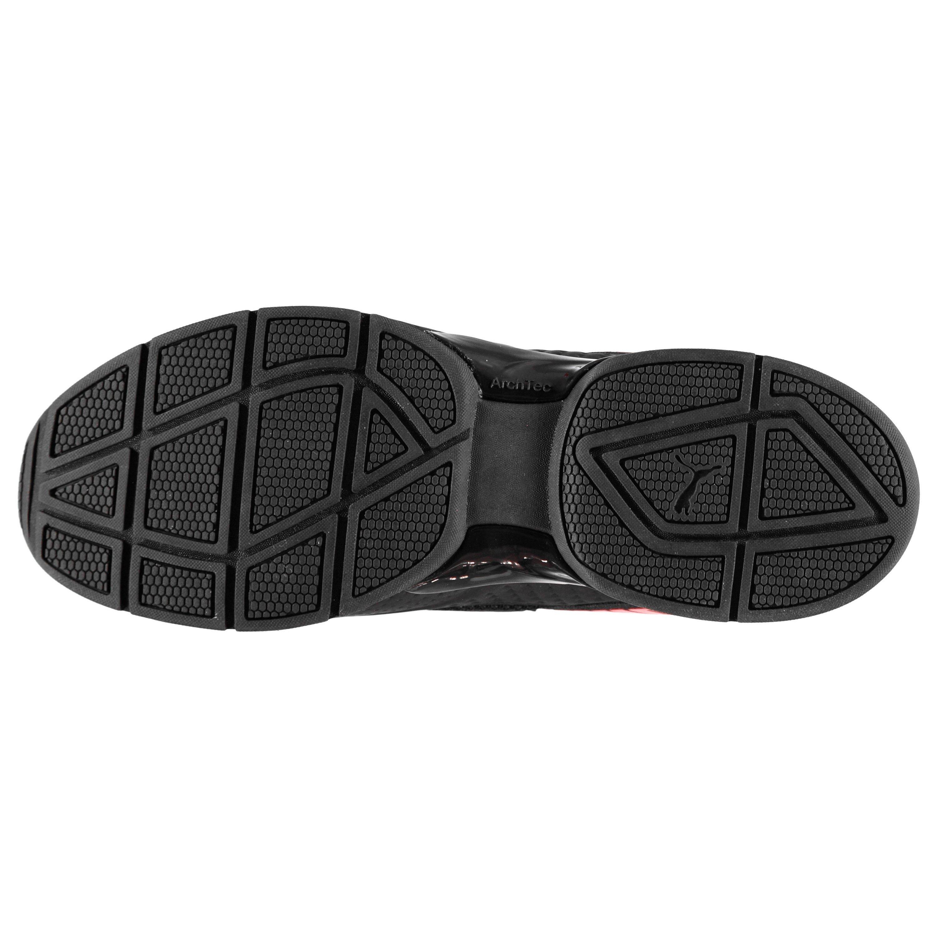 Nero/Rosso - Puma - Leader VT Nubuck Mens Trainers - 2