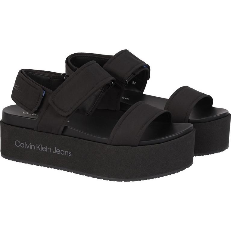 Noir - Calvin Klein Jeans - Flatform Sandals - 1