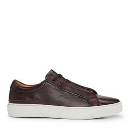 Boss Gary Grained Leather Trainer