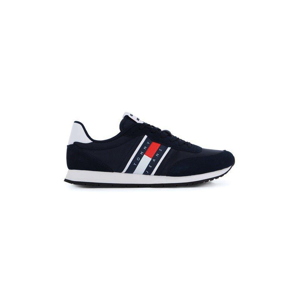 Navy/White - Tommy Jeans - Runner Casual ESS Trainers - 1