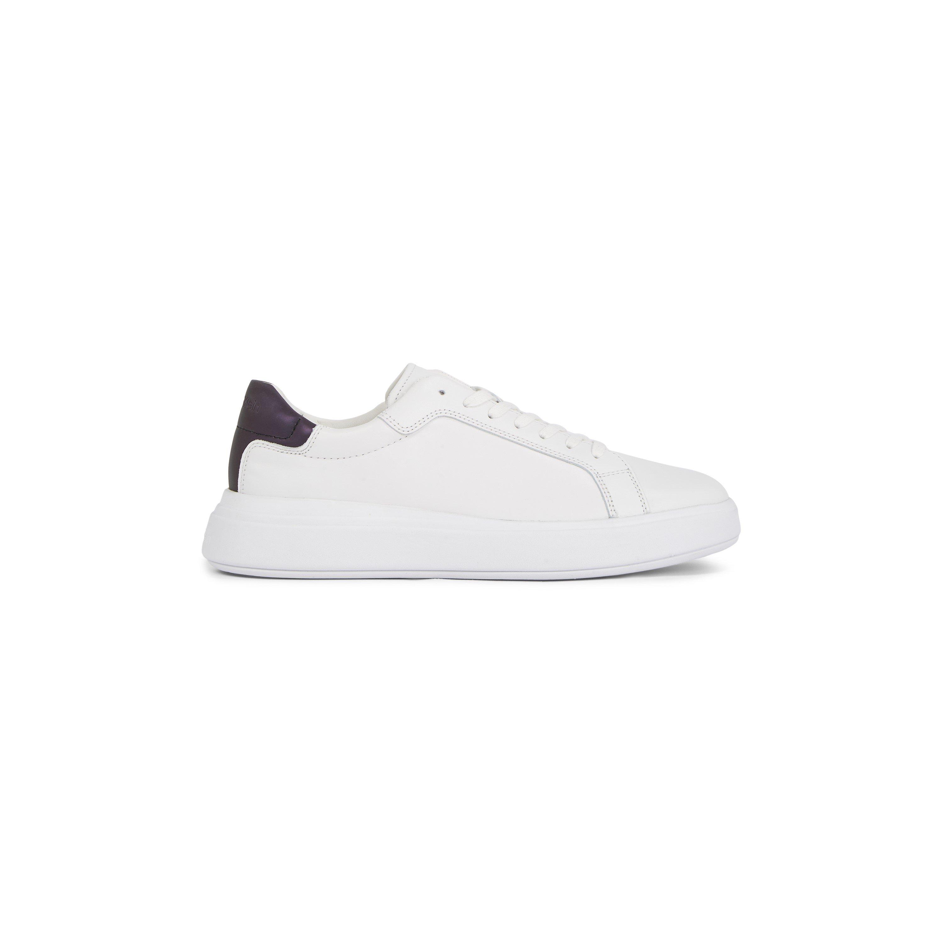 White/Petroleum - Calvin Klein - Logo Sole Trainers - 1