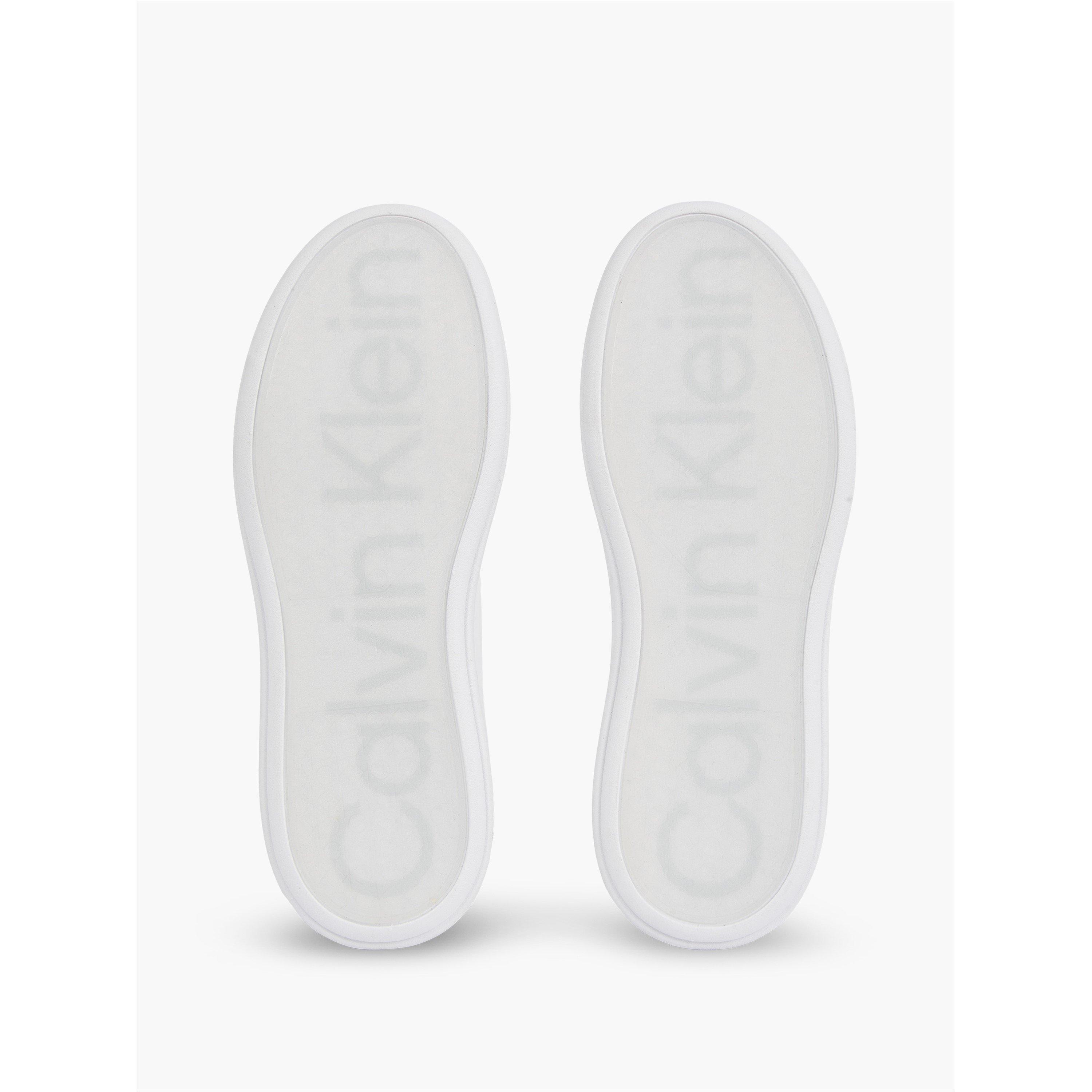 White/Petroleum - Calvin Klein - Logo Sole Trainers - 6