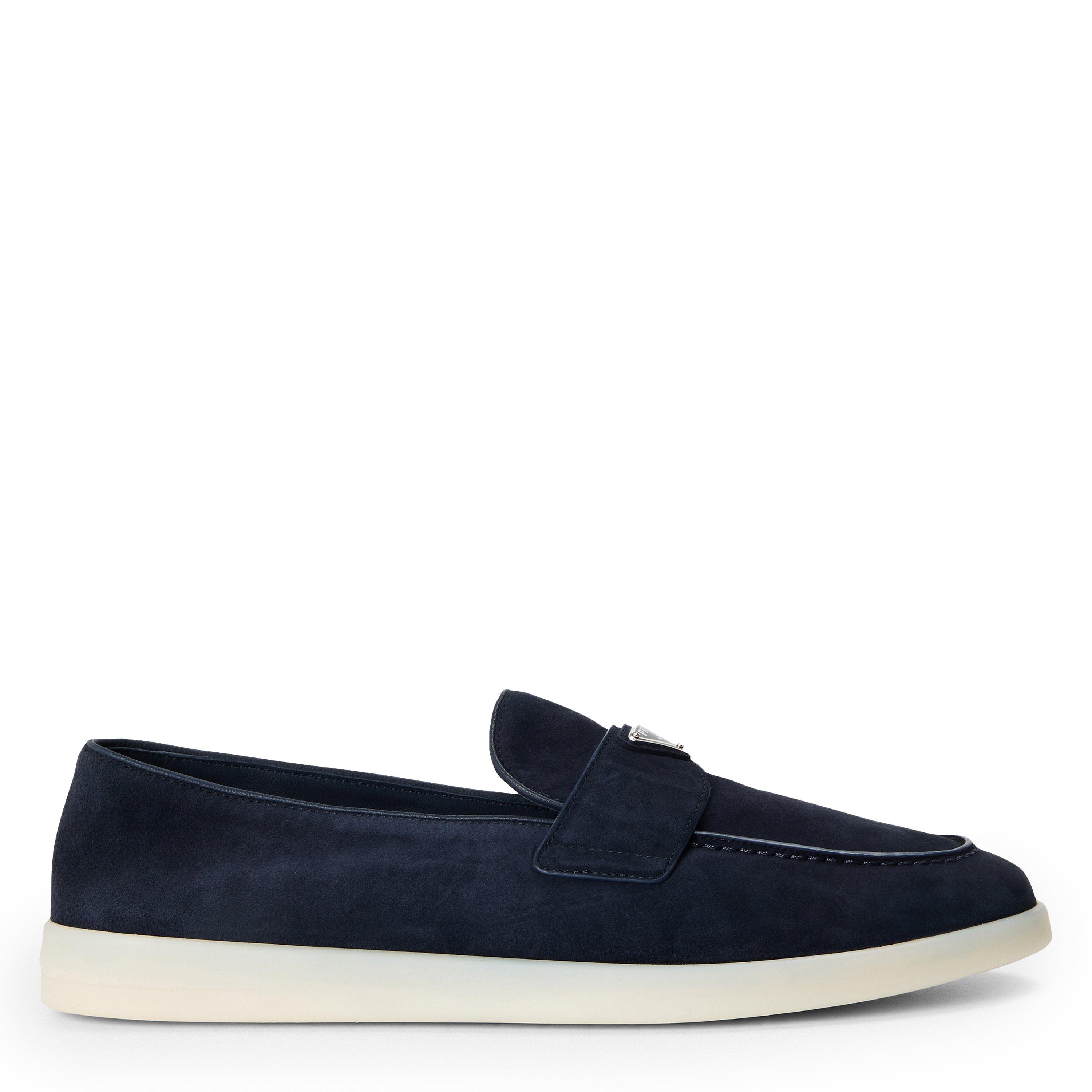 Blue - Prada - Suede Loafers - 1
