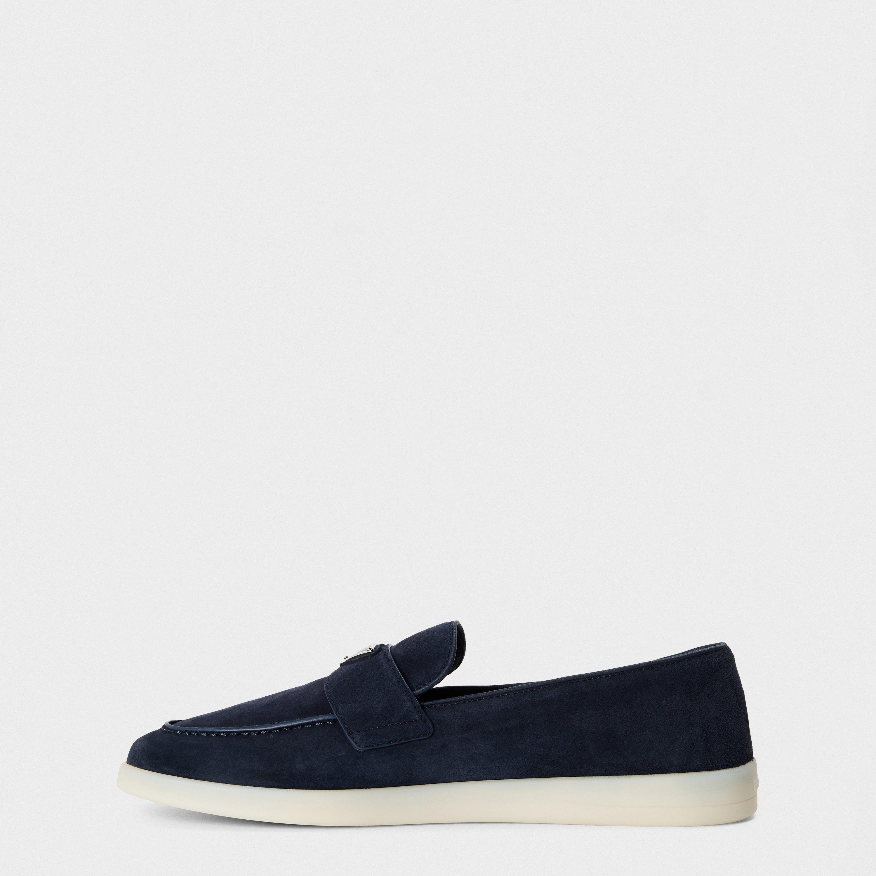 Blue - Prada - Suede Loafers - 2