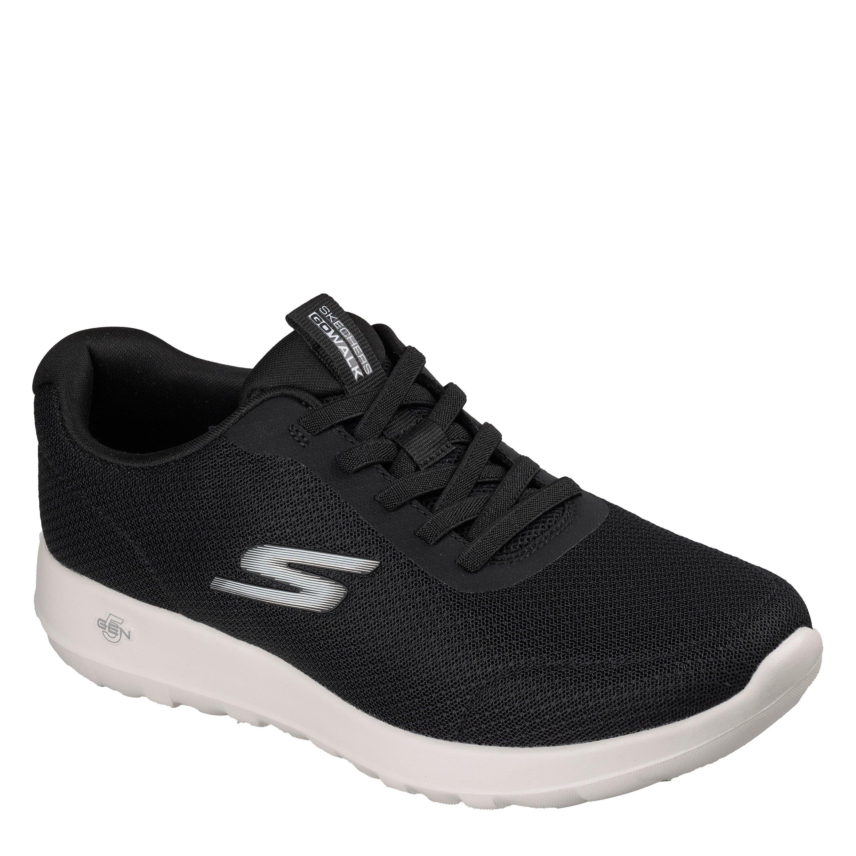 BLK/WHT - Skechers - GOwalk Joy Mens Shoes - 3