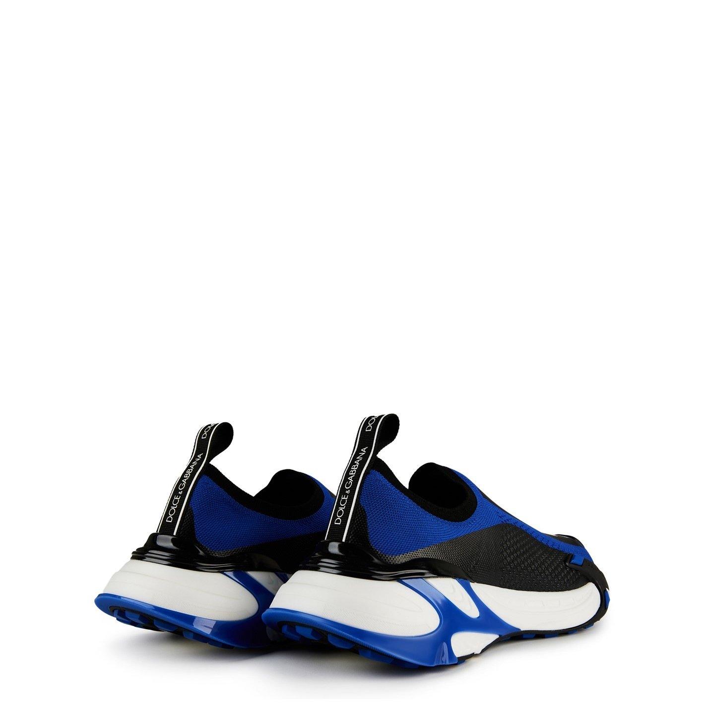 Blue/White - Dolce and Gabbana - New Sorrento Mesh Sneakers - 5