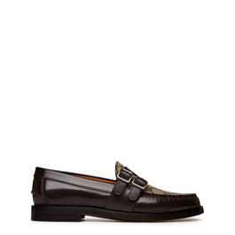 Gucci Gg Supreme Buckle Loafers