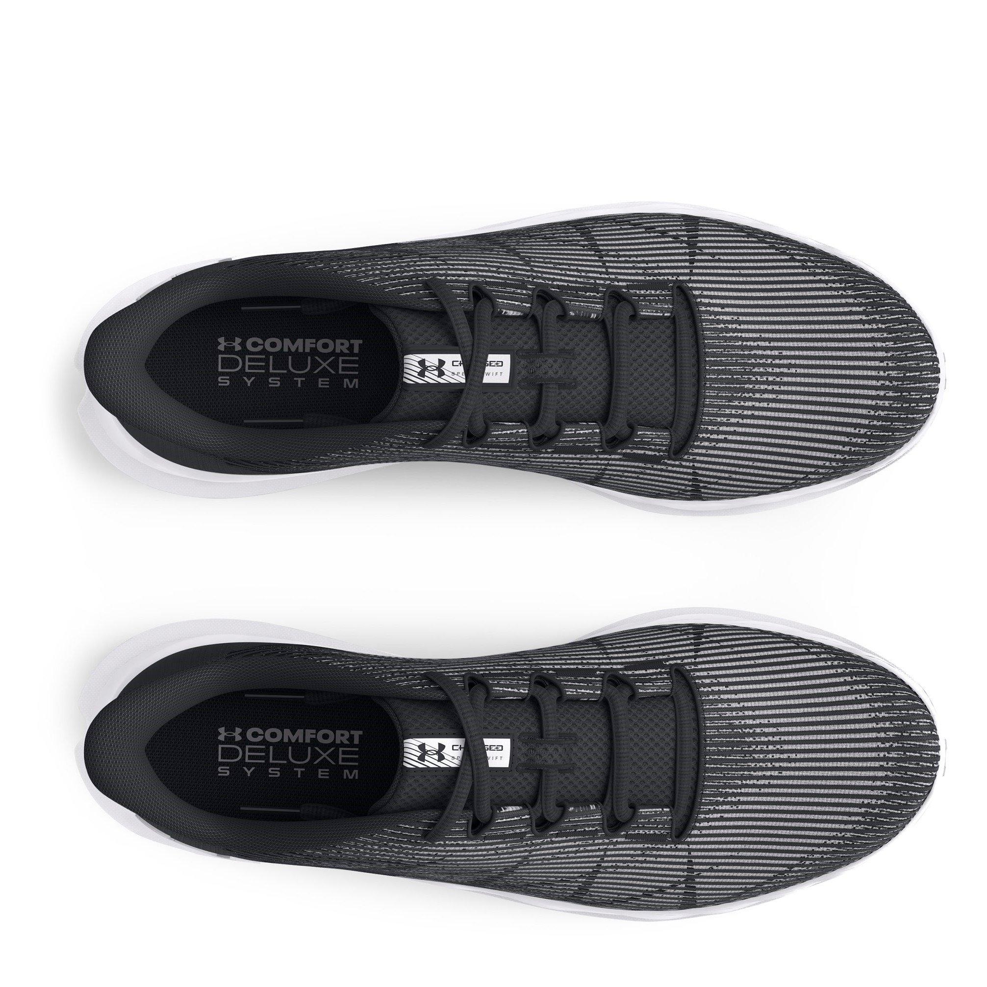 Zwart/Wit - Under Armour - Speed Swift Running Shoes Mens - 4