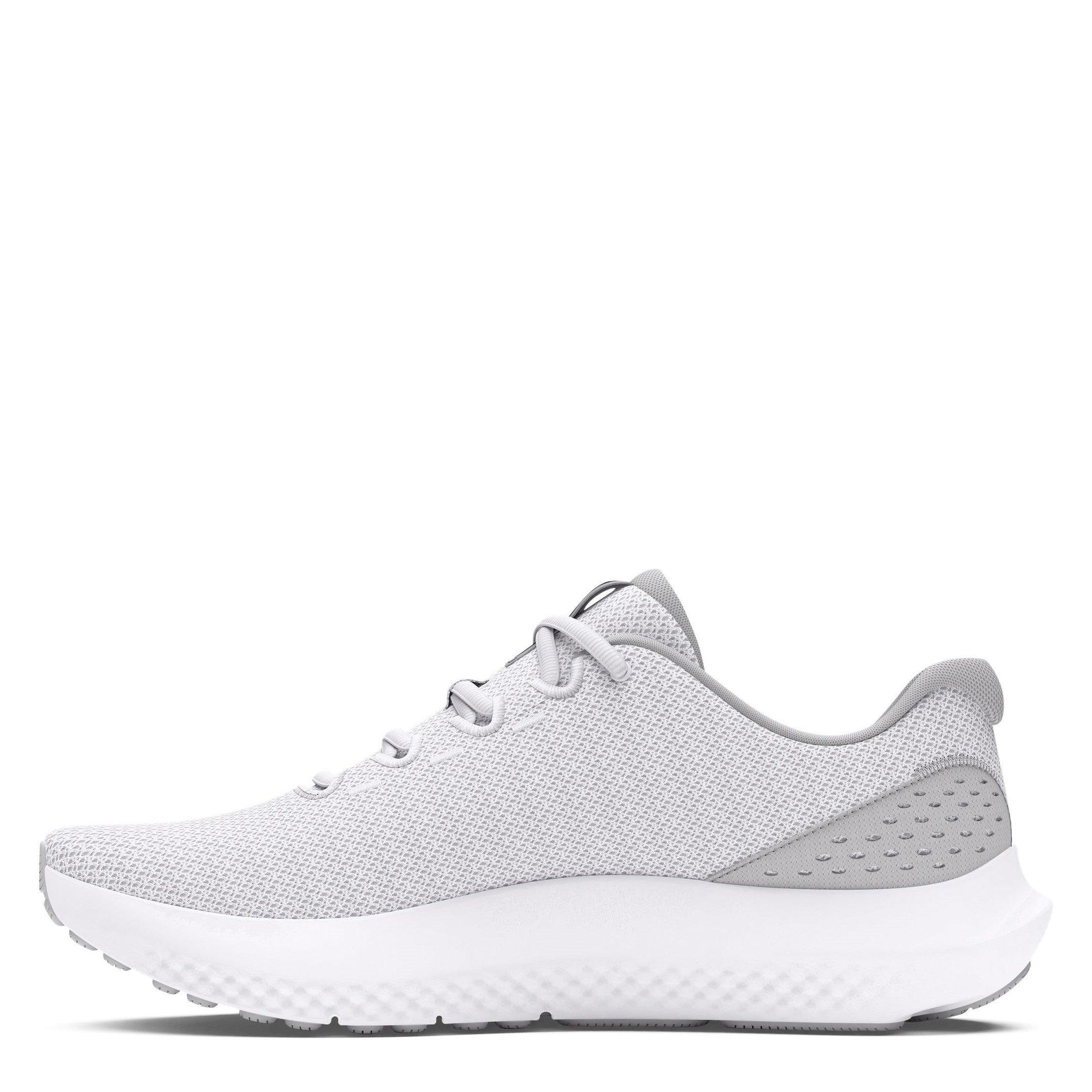 White/Halo Grey - Under Armour - Charged Surge 4 Mens Running Shoes - 2