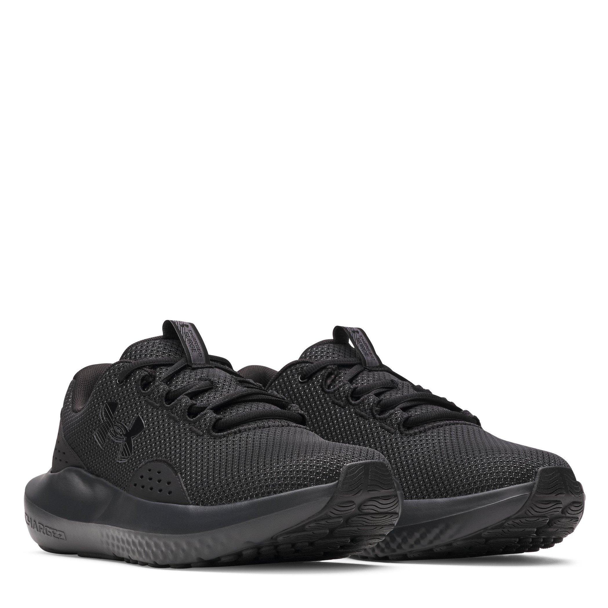 Triple Black - Under Armour - Charged Surge 4 Mens Running Shoes - 5