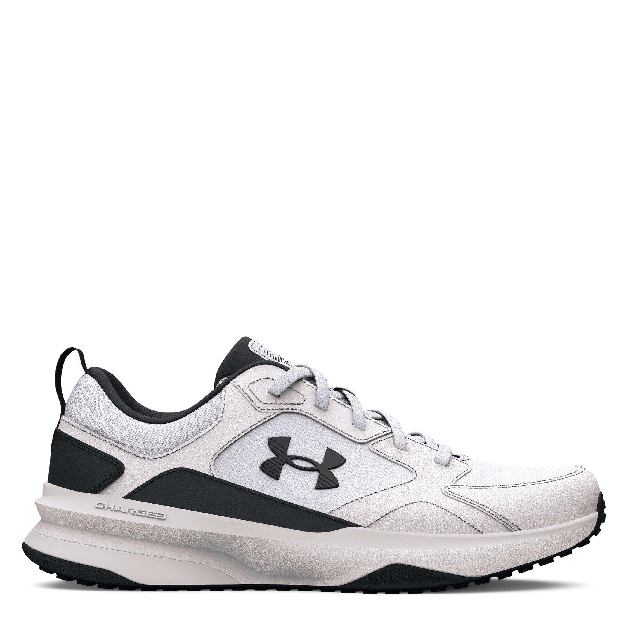 Under Armour Men's Charged Edge Training Shoes - White/Black - 8 (42.5)