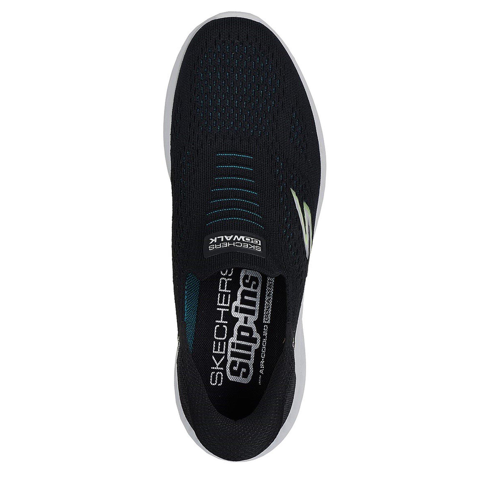 BLACK - Skechers - GOwalk Now Mens Shoes - 5