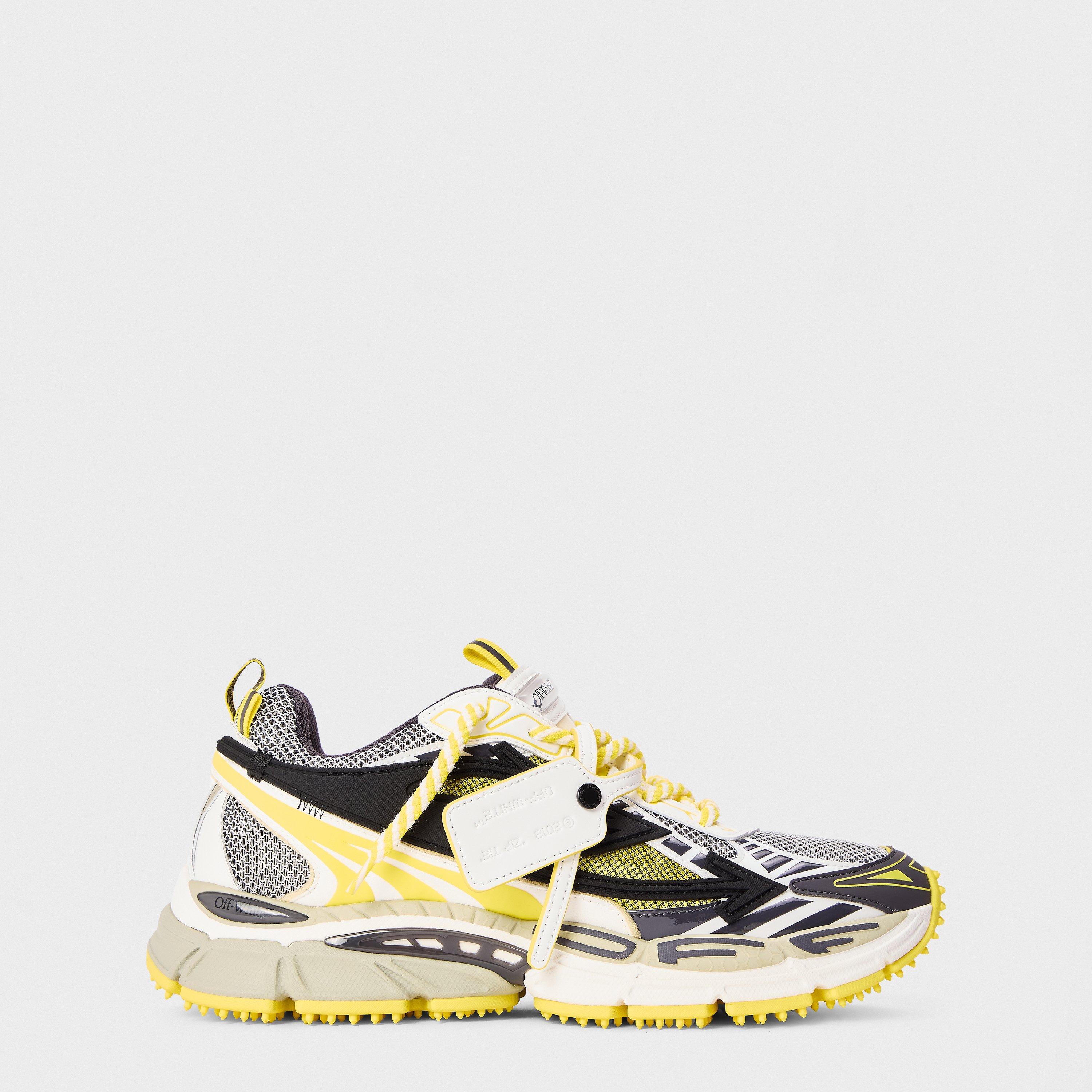 Off White Men's Be Right Back Sneakers - Yellow/Black - 7 (41)