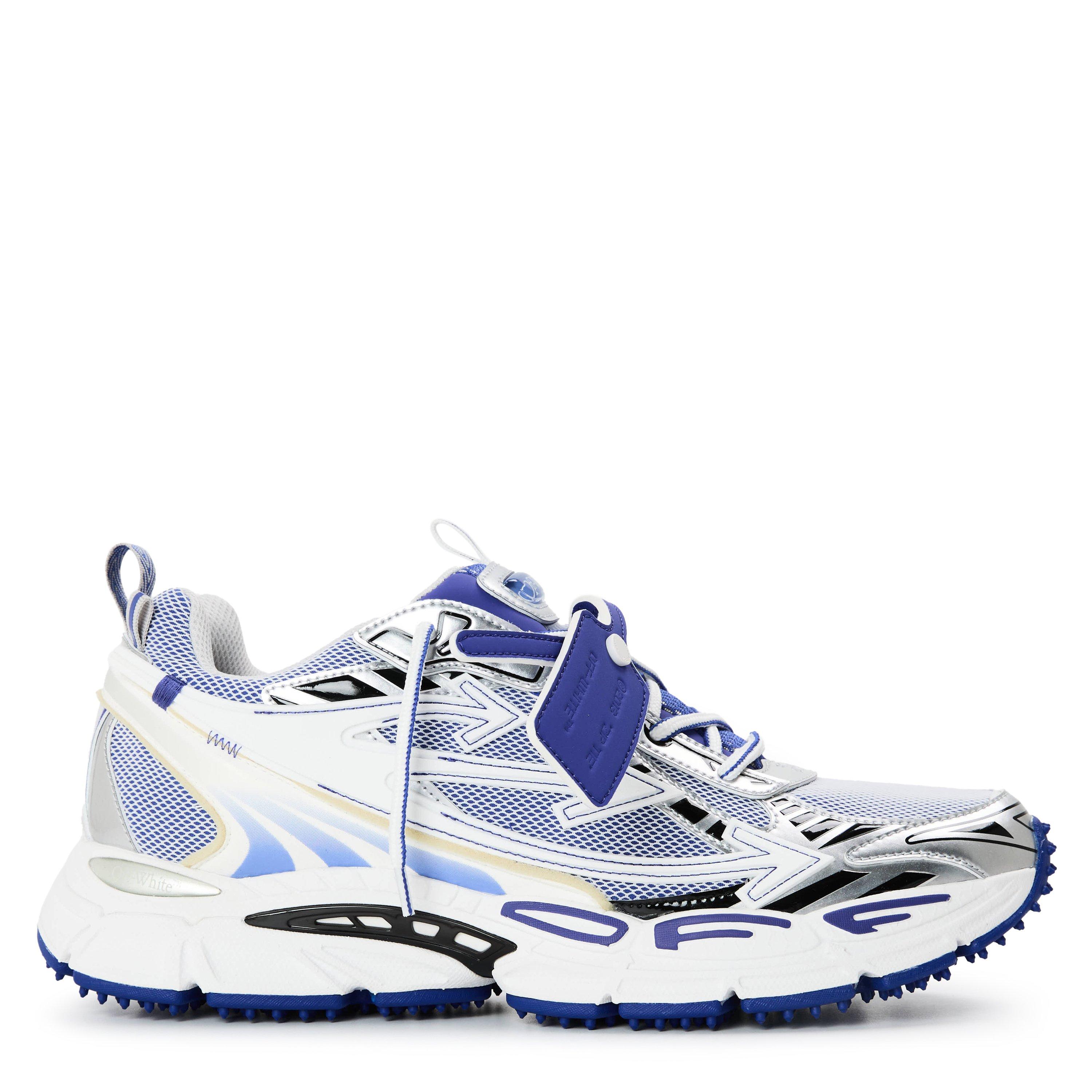 Off White Mens Be Right Back Sneakers - Blue/White - Size 11 (46)