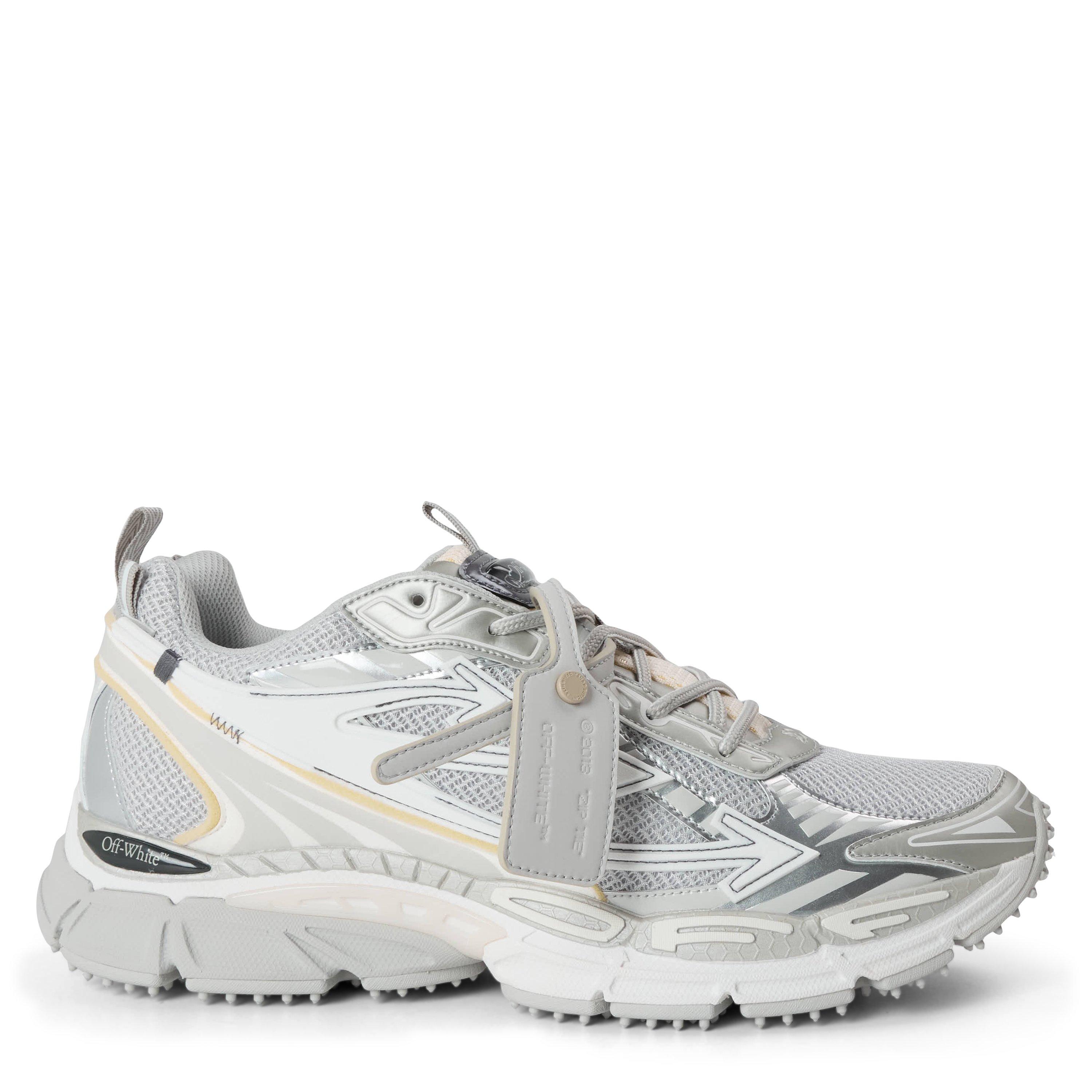 Off White Mens Be Right Back Sneakers - Grey/Silver - Size 6 (39)