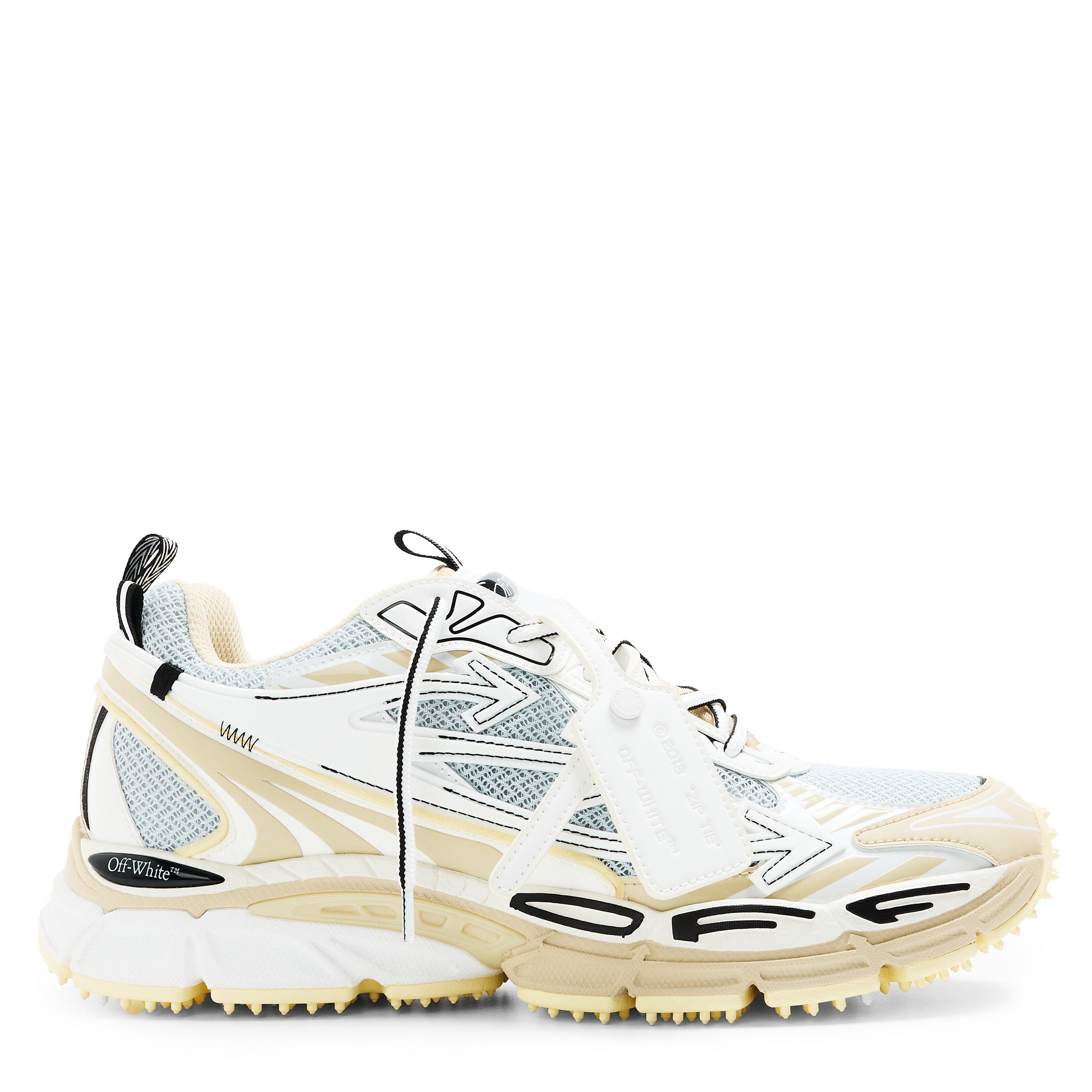 Off White Mens Be Right Back Sneakers - Grey/Caram - Size 9 (43)