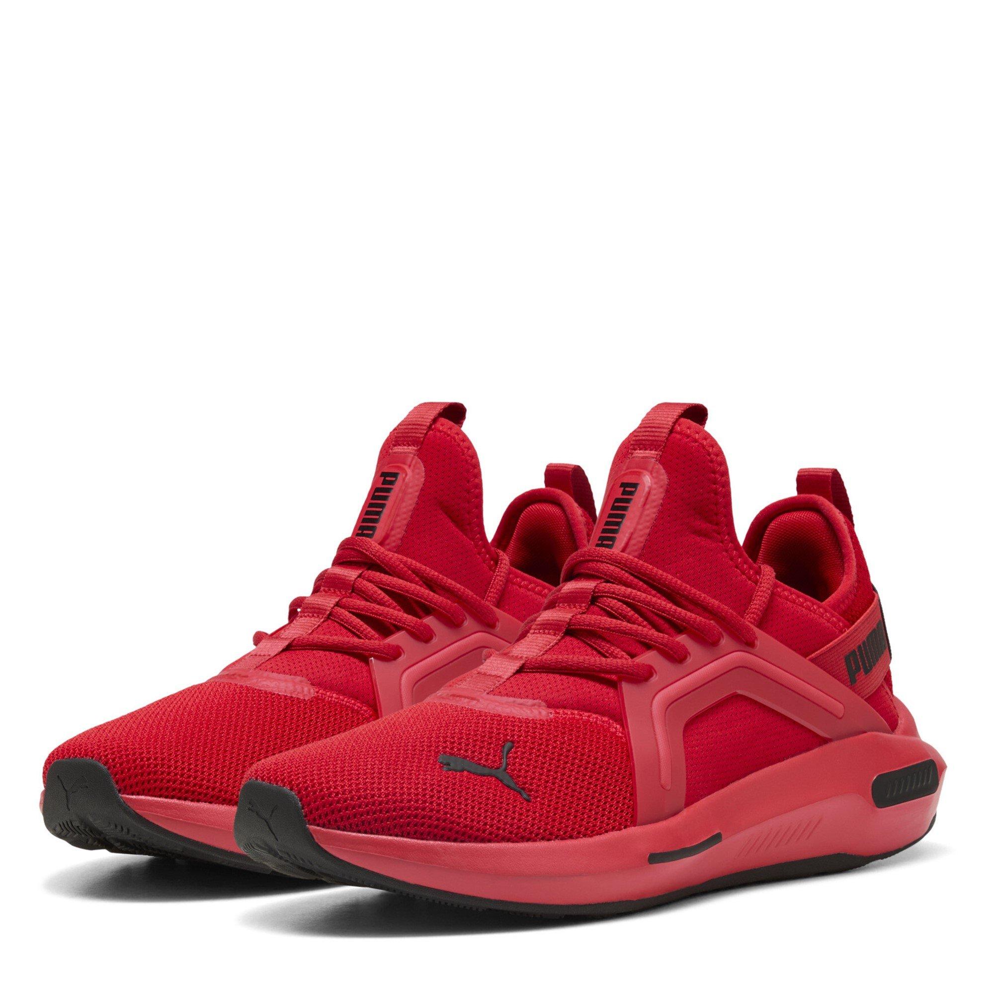Puma Men's Softride Enzo Runners - Red/Black - 11 (46)