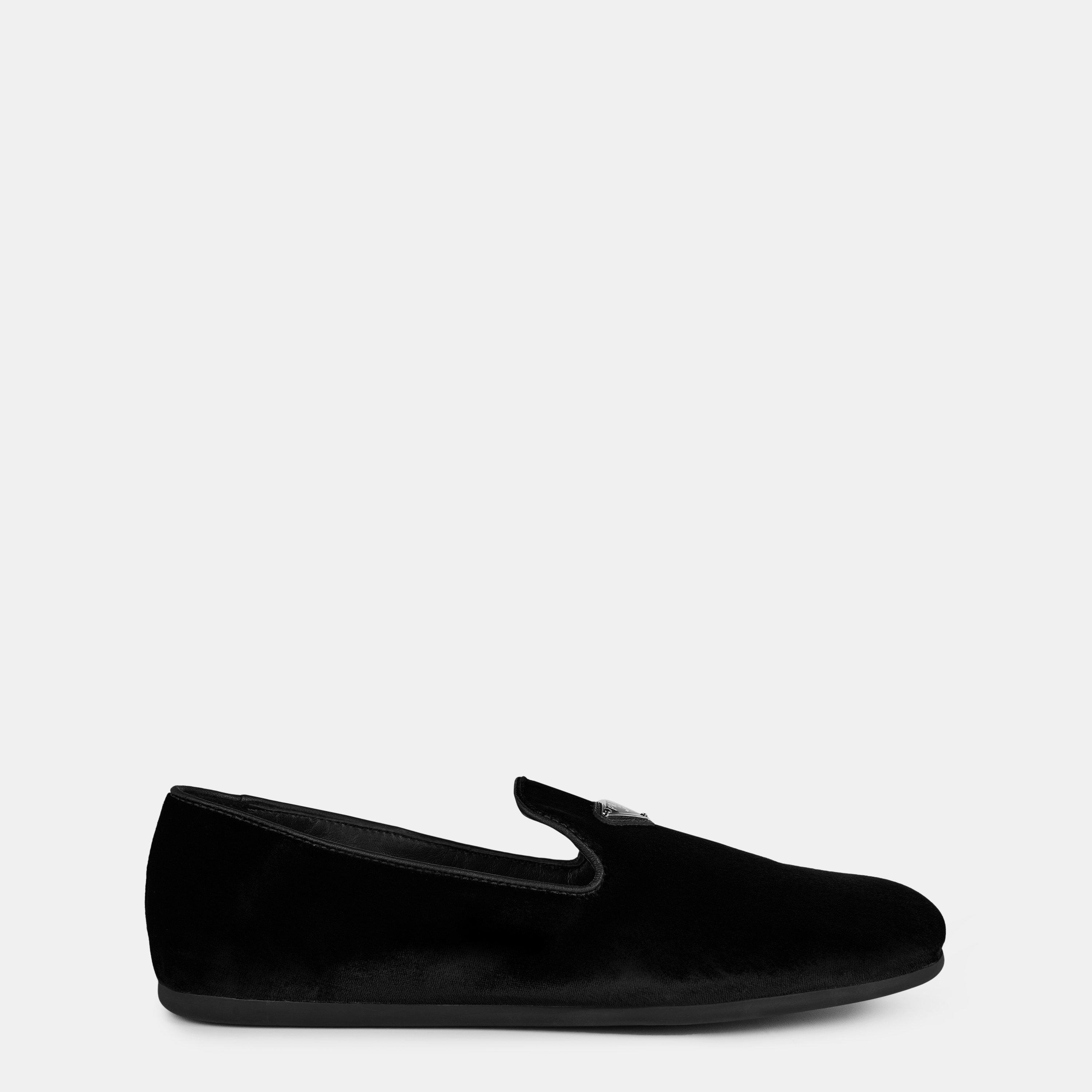 Black Velvet - Prada - Velvet Loafers - 1