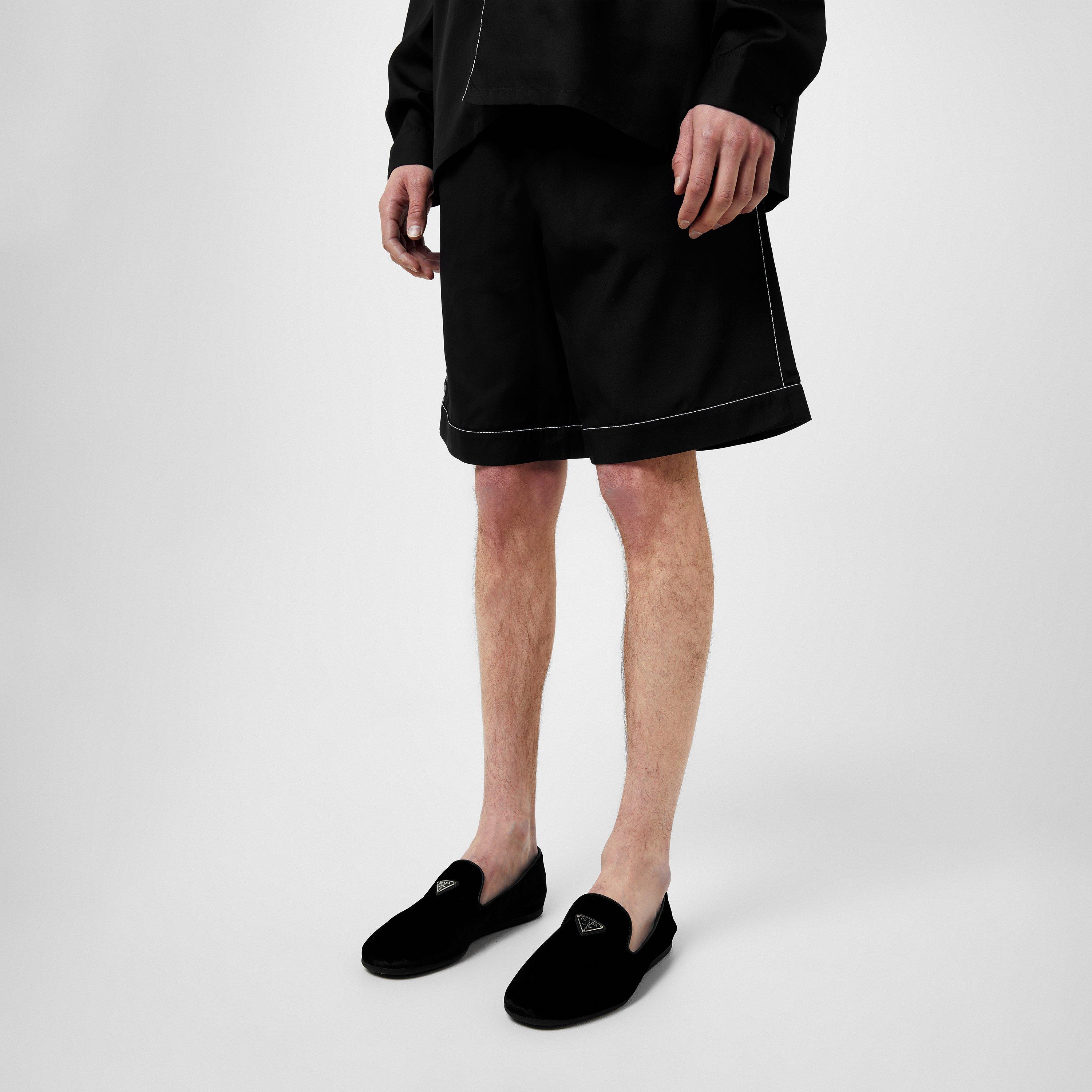 Black Velvet - Prada - Velvet Loafers - 3