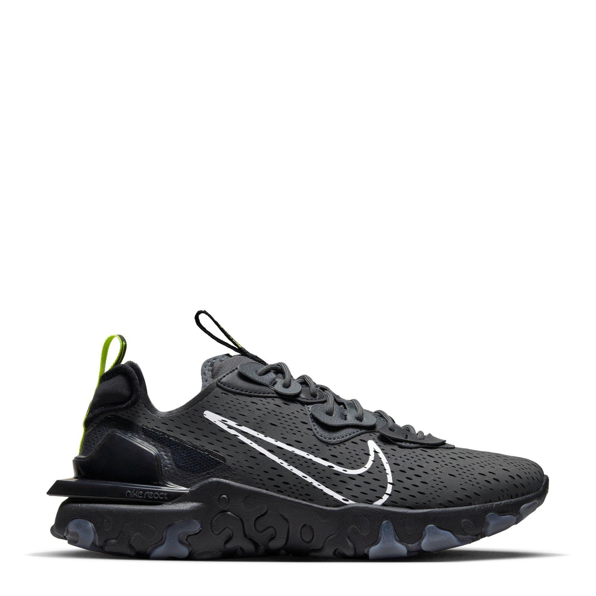 mens nike react vision black