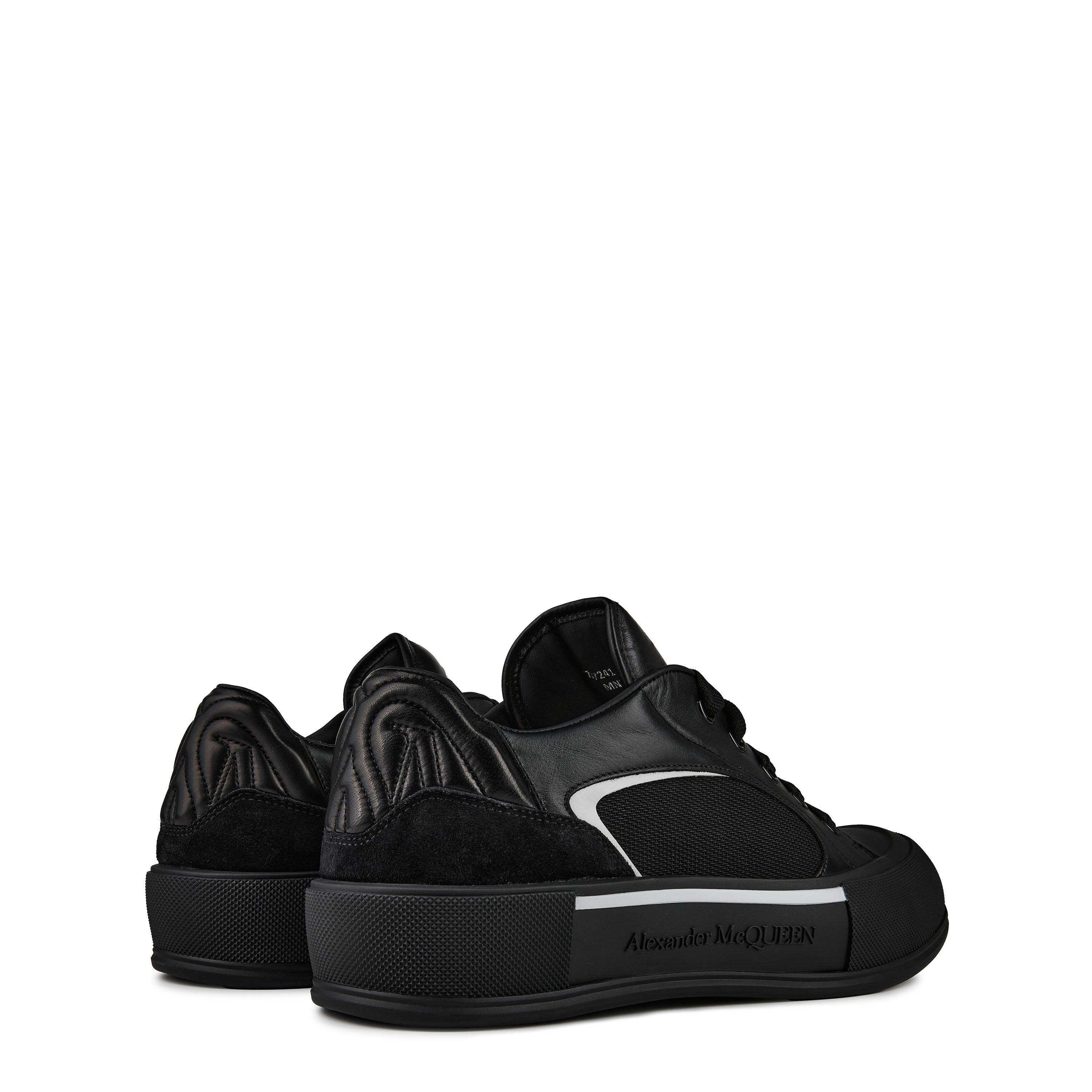Black/White - Alexander McQueen - Deck Sneakers - 5