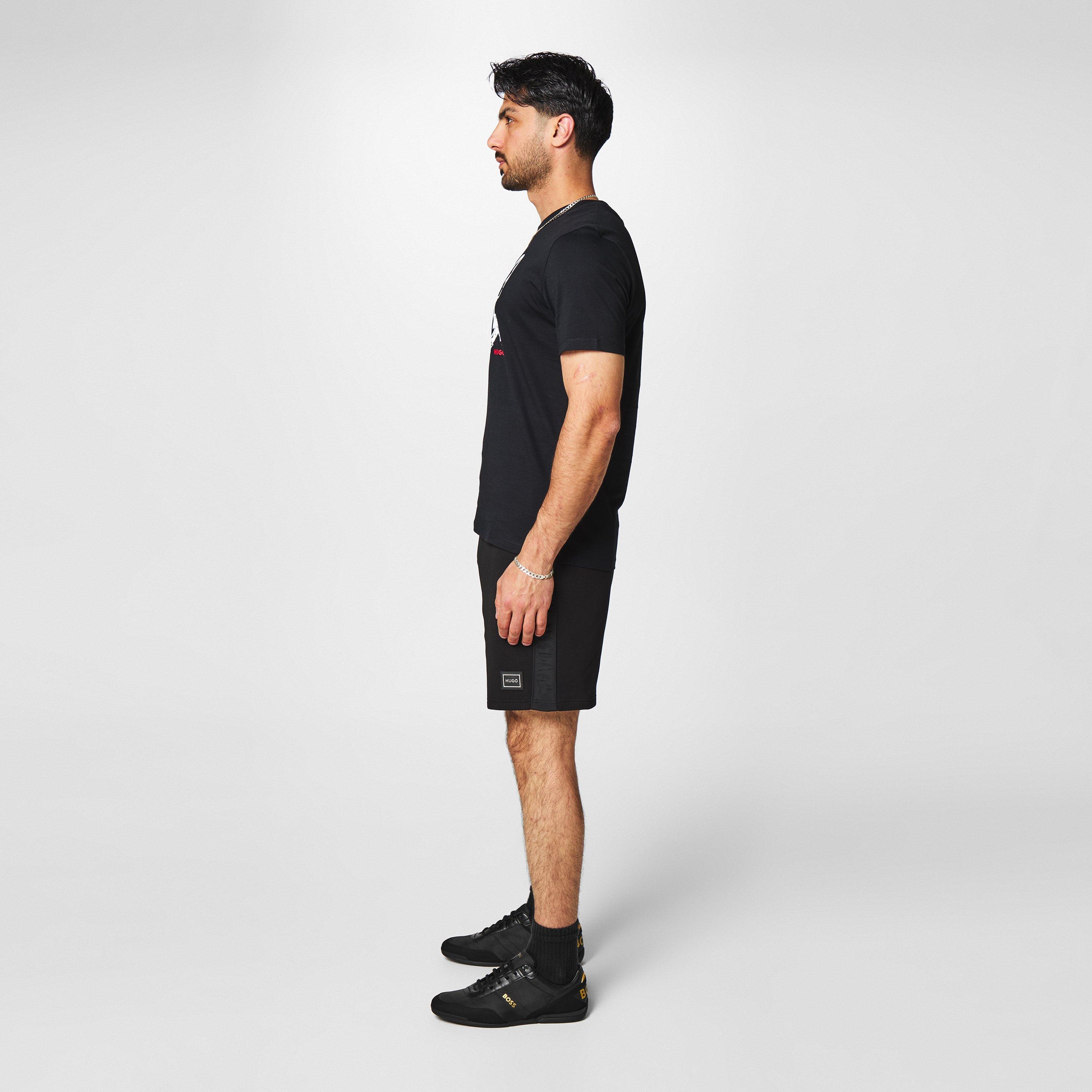 Black/Gold 007 - Boss - Mens BOSS Saturn Low Top Everyday Trainers with Technical Mesh - 6