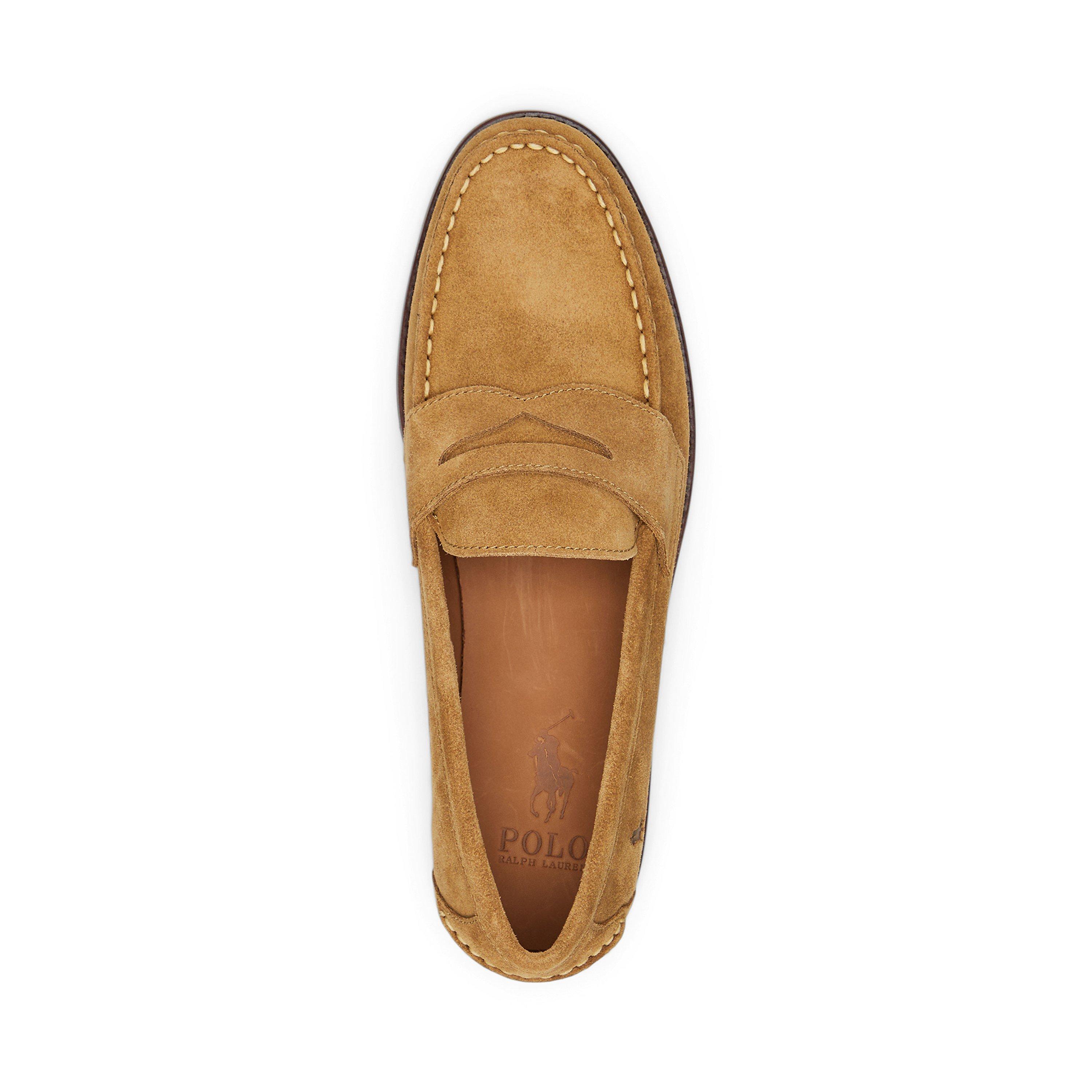 Desert Tan - Polo Ralph Lauren - Men's Aslton Suede Loafer - 4