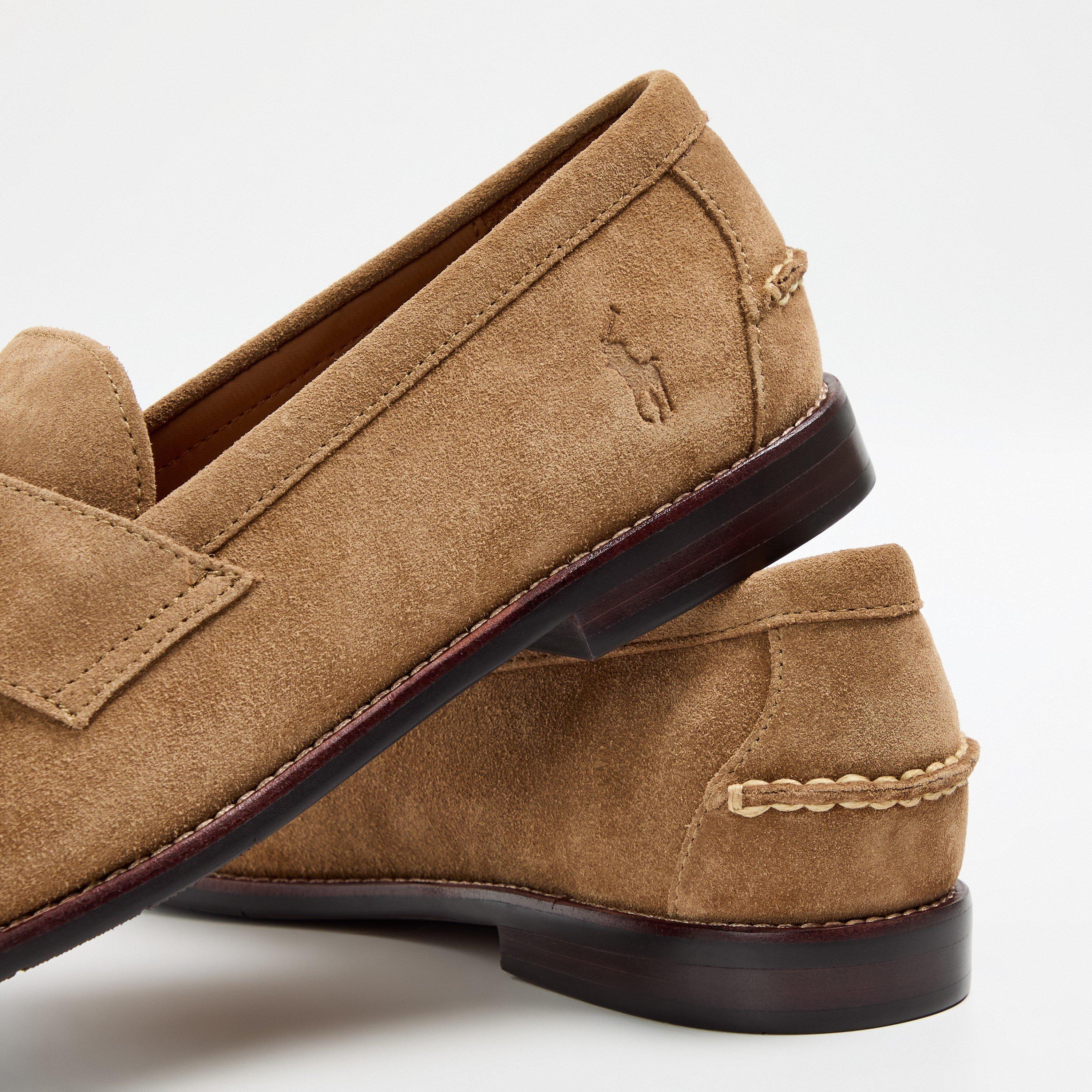 Desert Tan - Polo Ralph Lauren - Men's Aslton Suede Loafer - 4