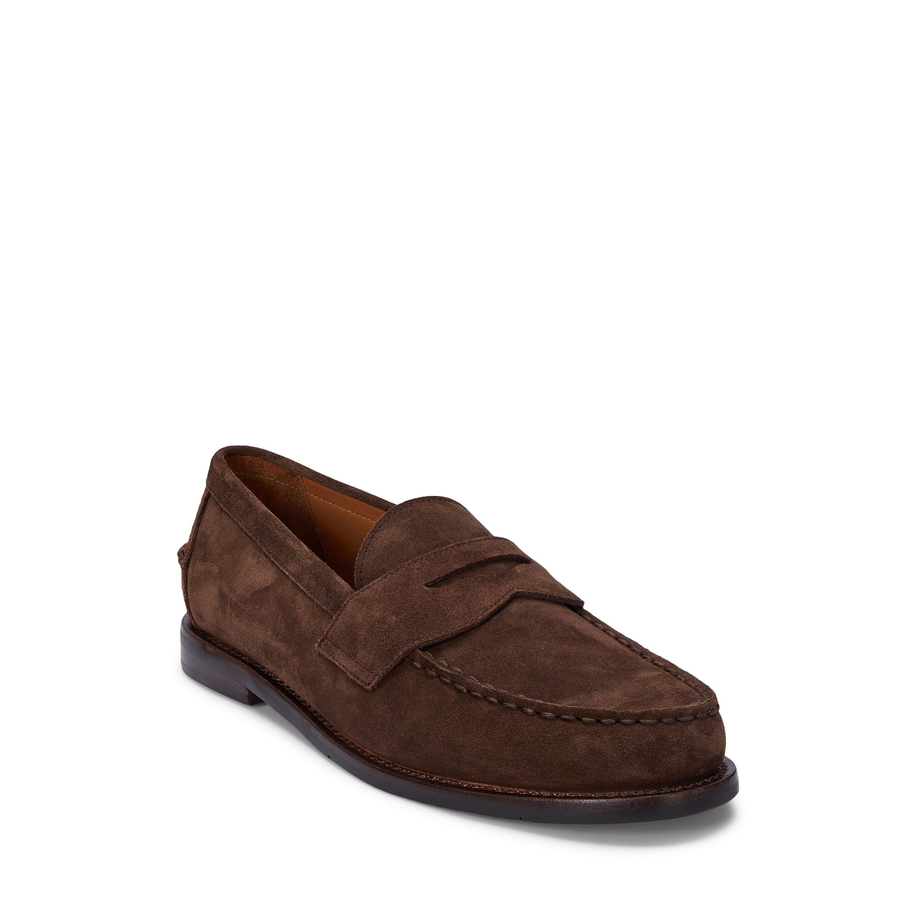 Dark Brown - Polo Ralph Lauren - Men's Aslton Suede Loafer - 2