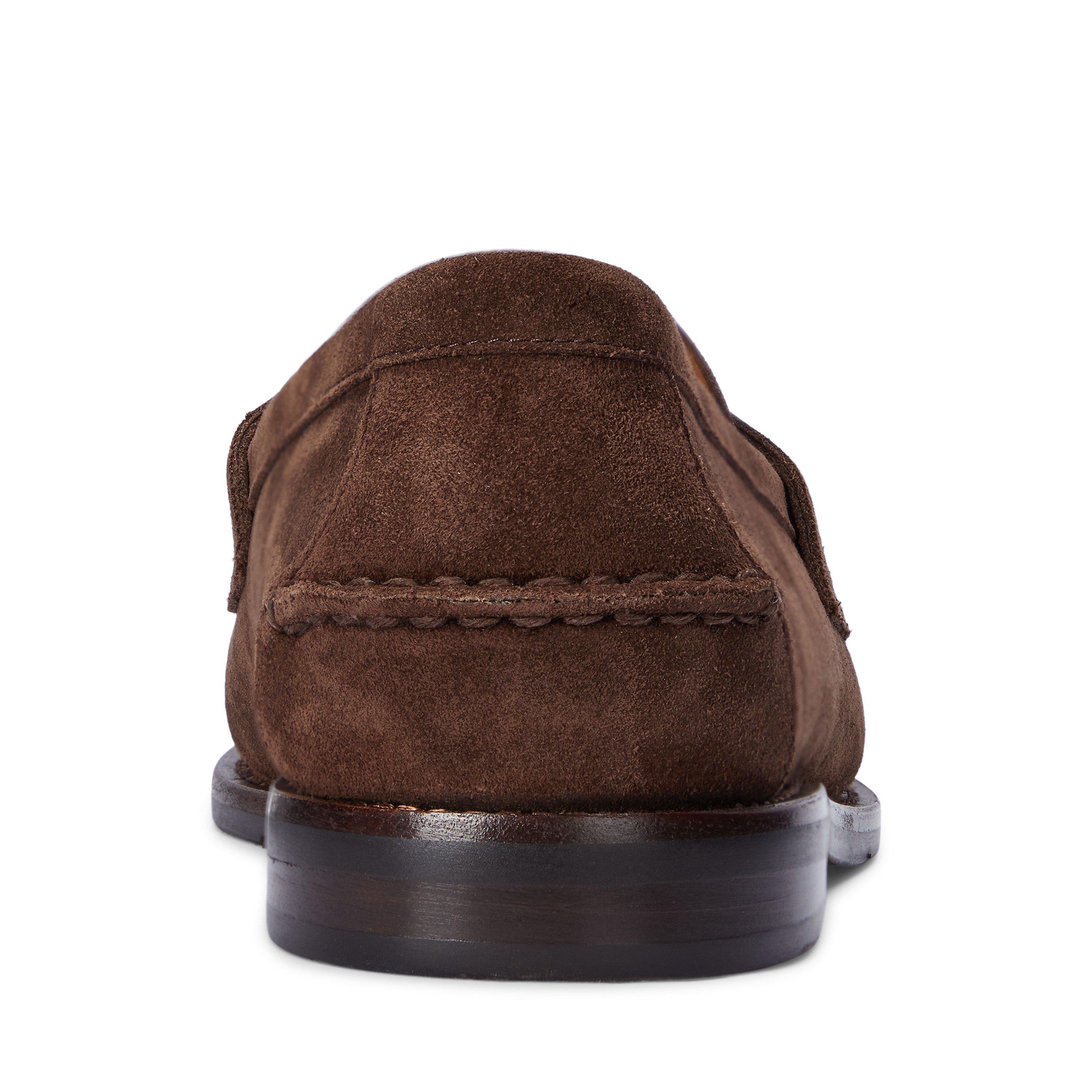 Dark Brown - Polo Ralph Lauren - Men's Aslton Suede Loafer - 3