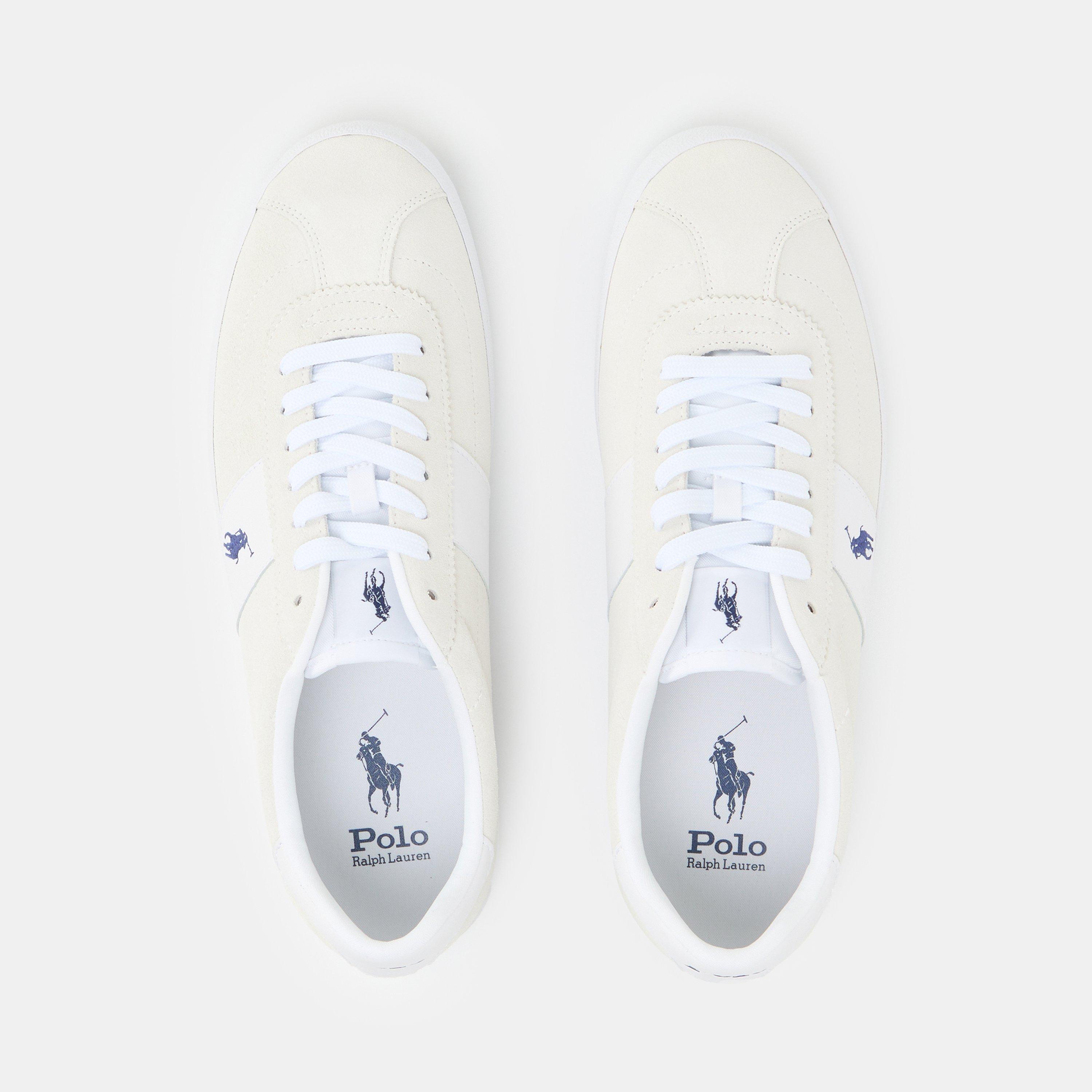 Bianco - Polo Ralph Lauren - Men's Court Vulc Low-Top Trainers - 5