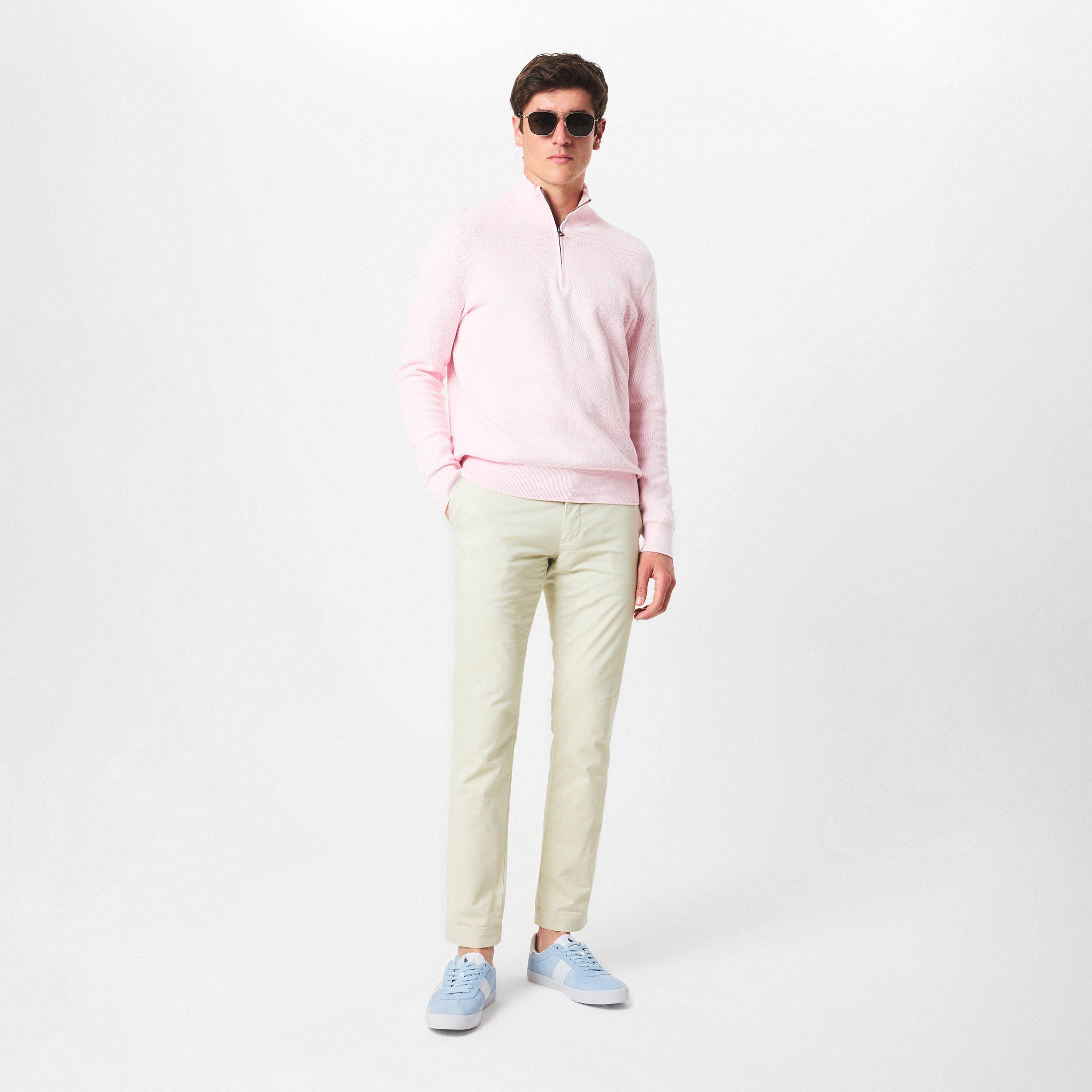 Hellblau/Wht - Polo Ralph Lauren - Men's Court Vulc Low-Top Trainers - 6